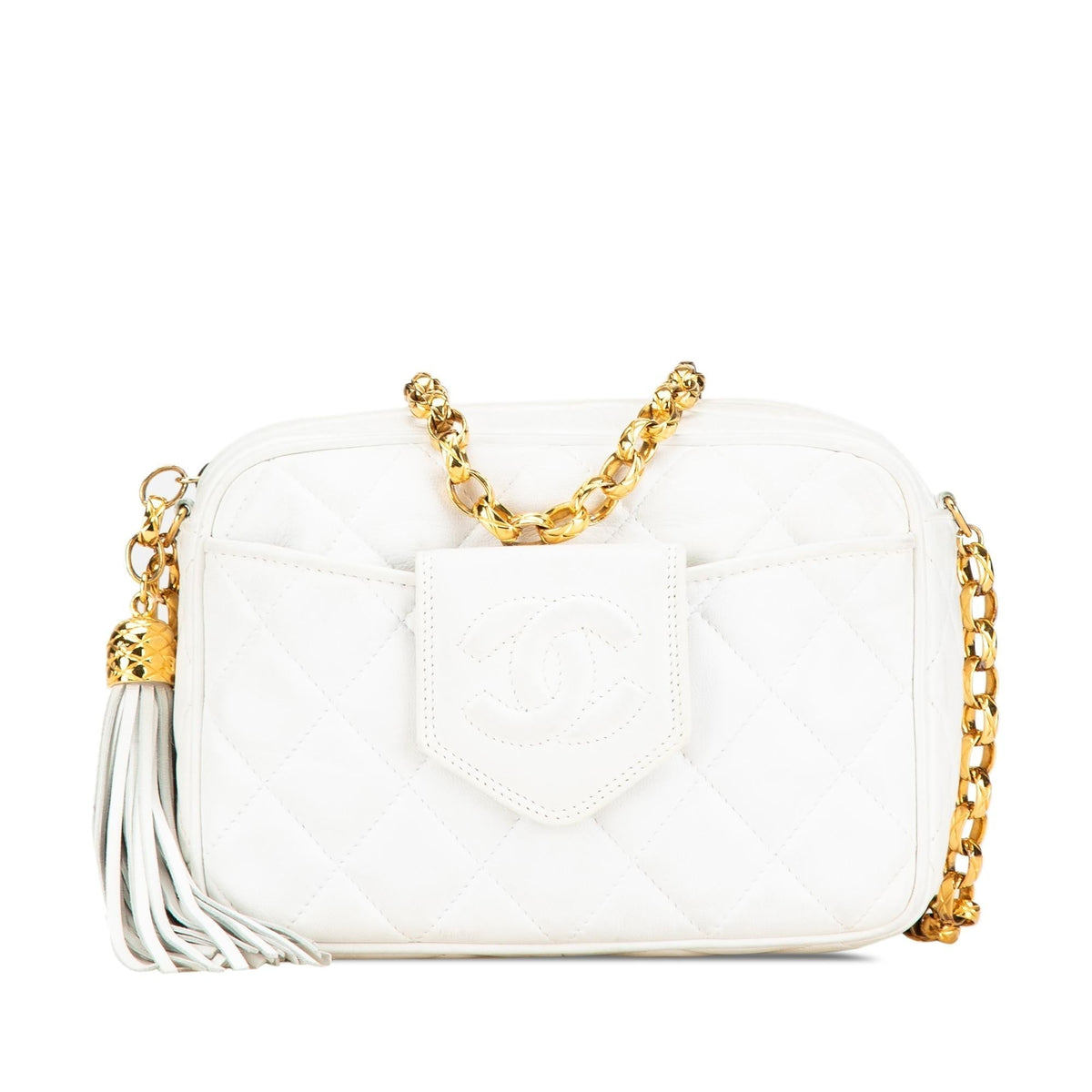 Chanel CC Quilted Lambskin Tassel Camera Bag (SHG-nH5aRw)
