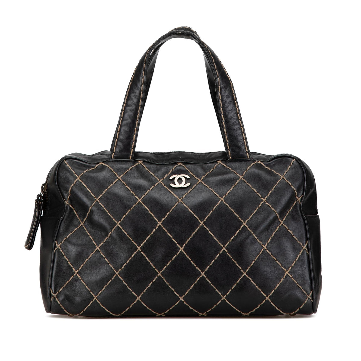 Chanel CC Wild Stitch Lambskin Handbag (SHG-XpcqJy)