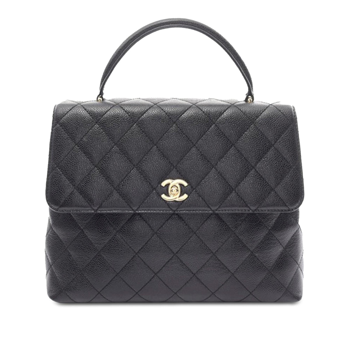 Chanel Caviar Kelly Top Handle (SHG-hzivnC)