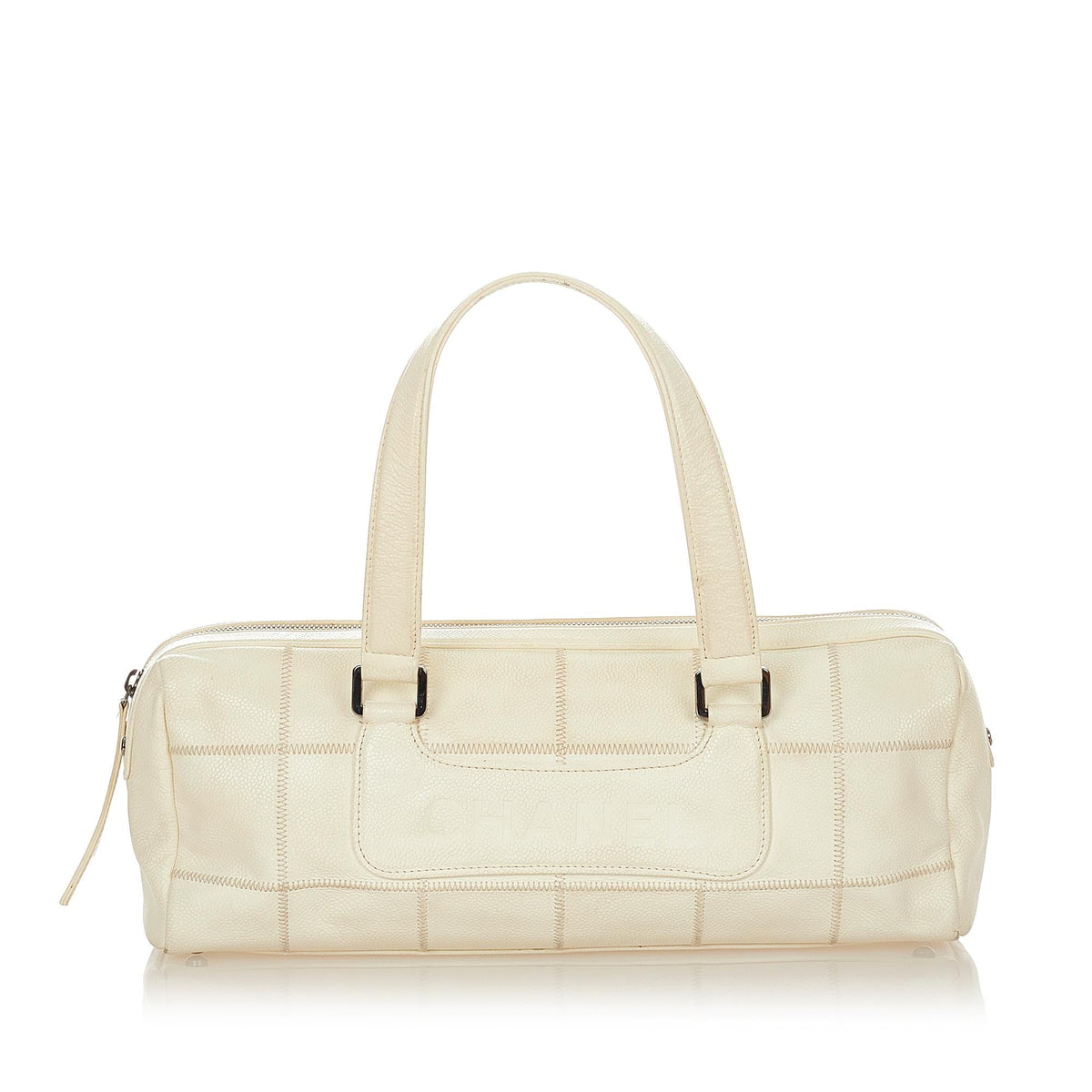 Chanel Choco Bar Caviar Leather Handbag (SHG-26186)