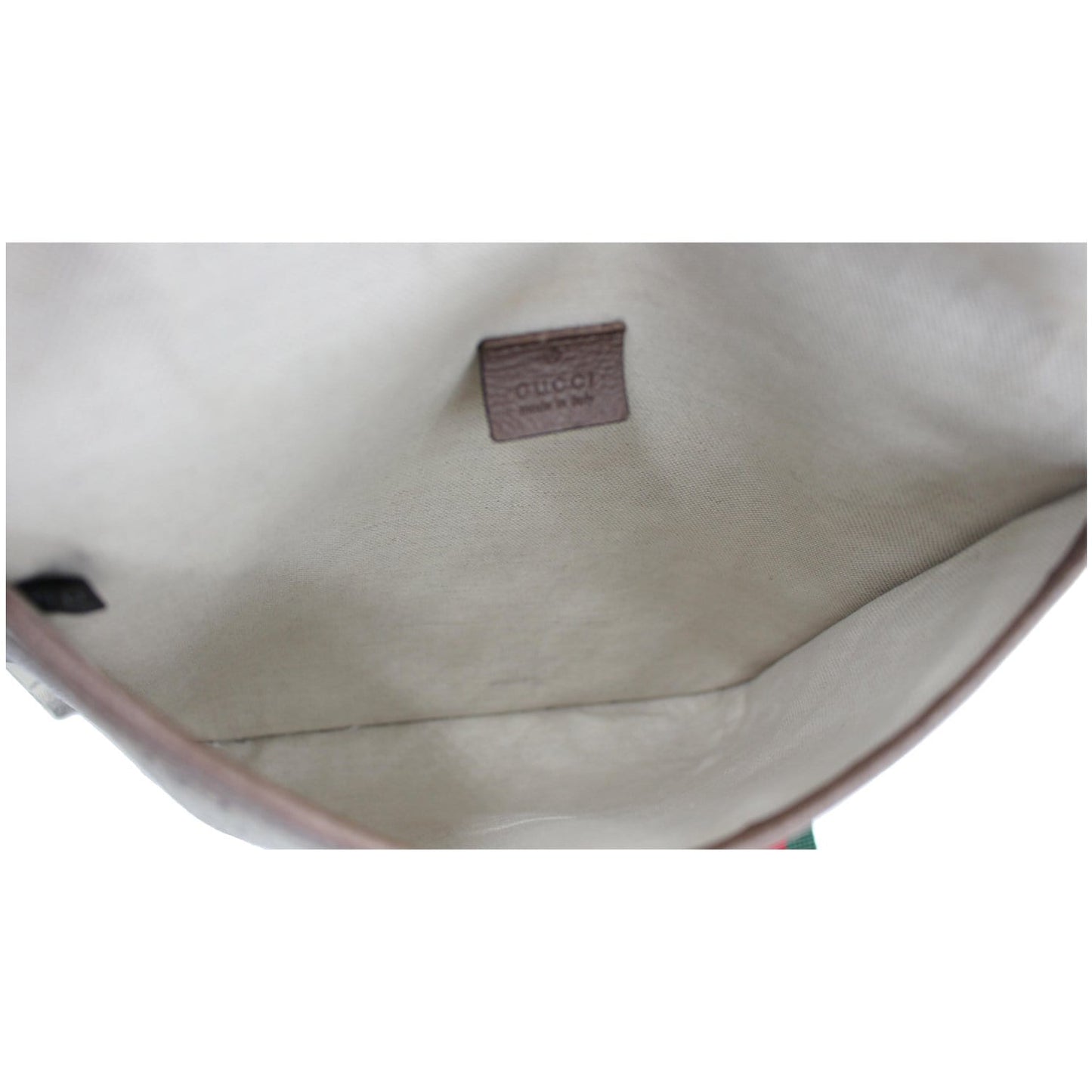 GUCCI Neo Vintage Medium GG Supreme Canvas Messenger Bag Beige 598604