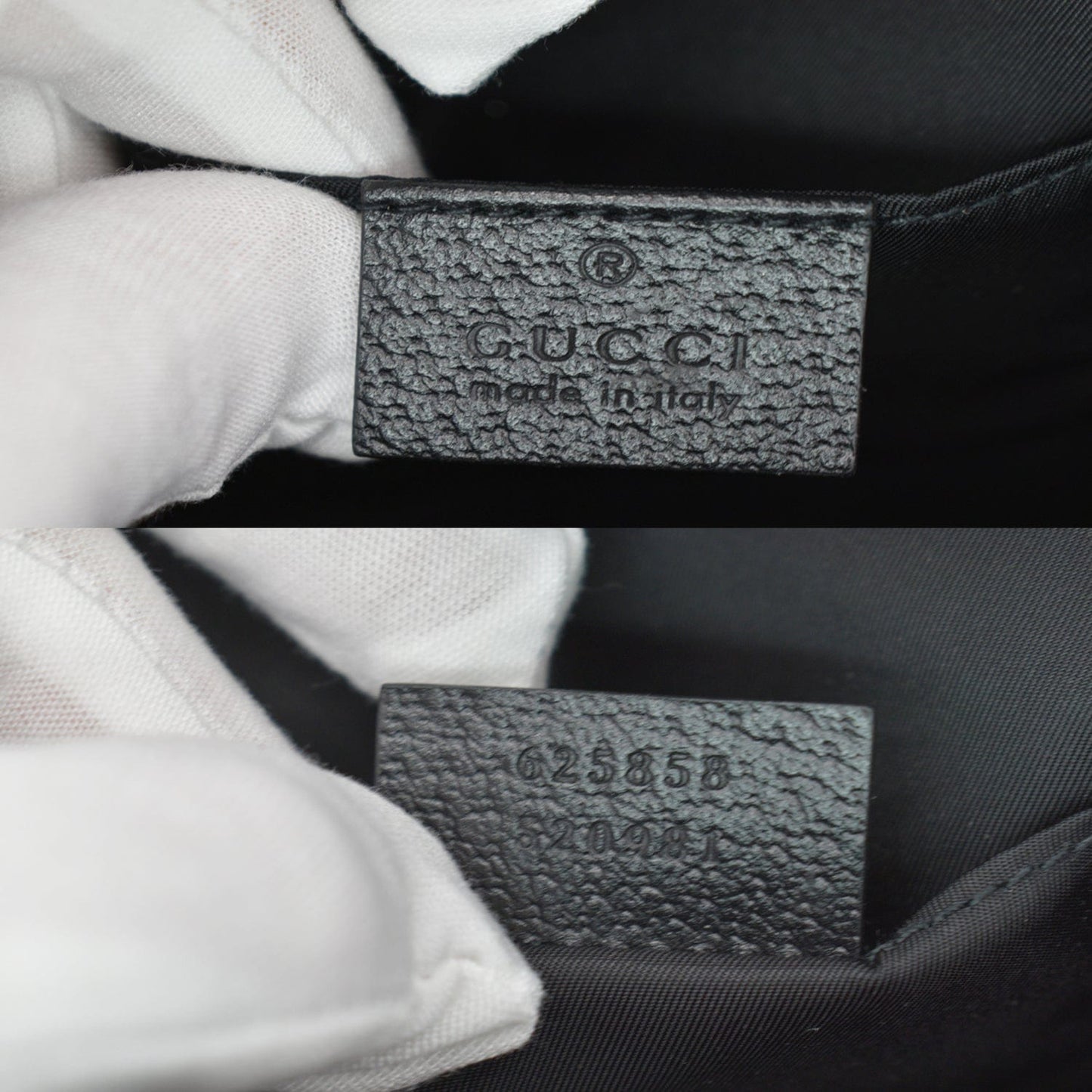 GUCCI Off The Grid GG Monogram Nylon Shoulder Bag Black 625858