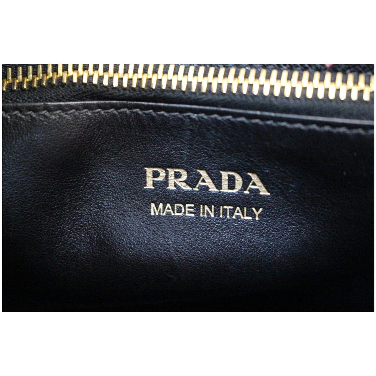 PRADA Paradigme Saffiano Leather Tote Shoulder Bag Black