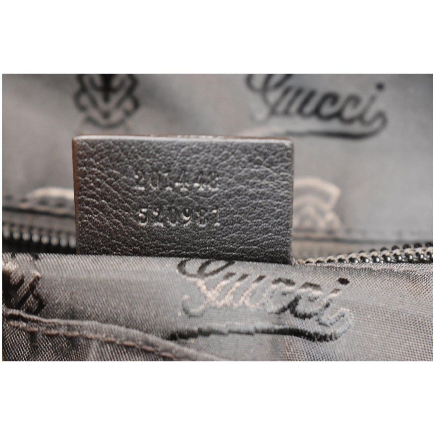 GUCCI Guccissima Leather Messenger Bag Black 201448