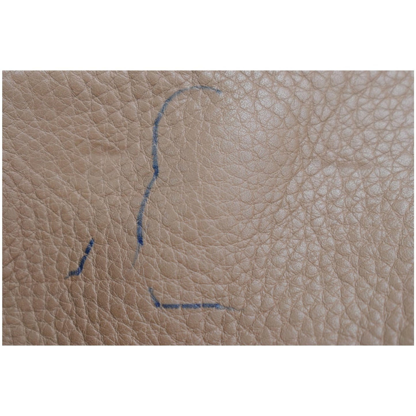 GUCCI Soho Pebbled Leather Chain Shoulder Bag 308982 Beige