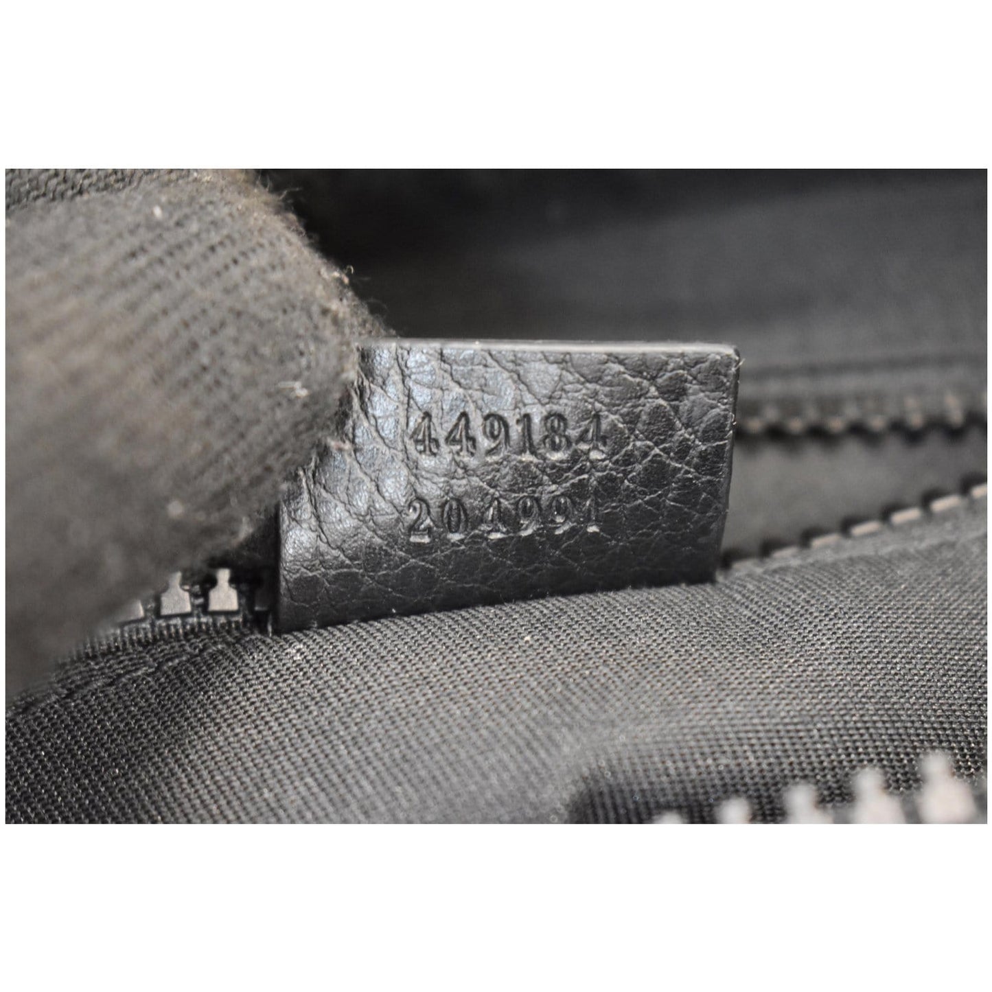 GUCCI GG Monogram Nylon Messenger Bag Black 449184