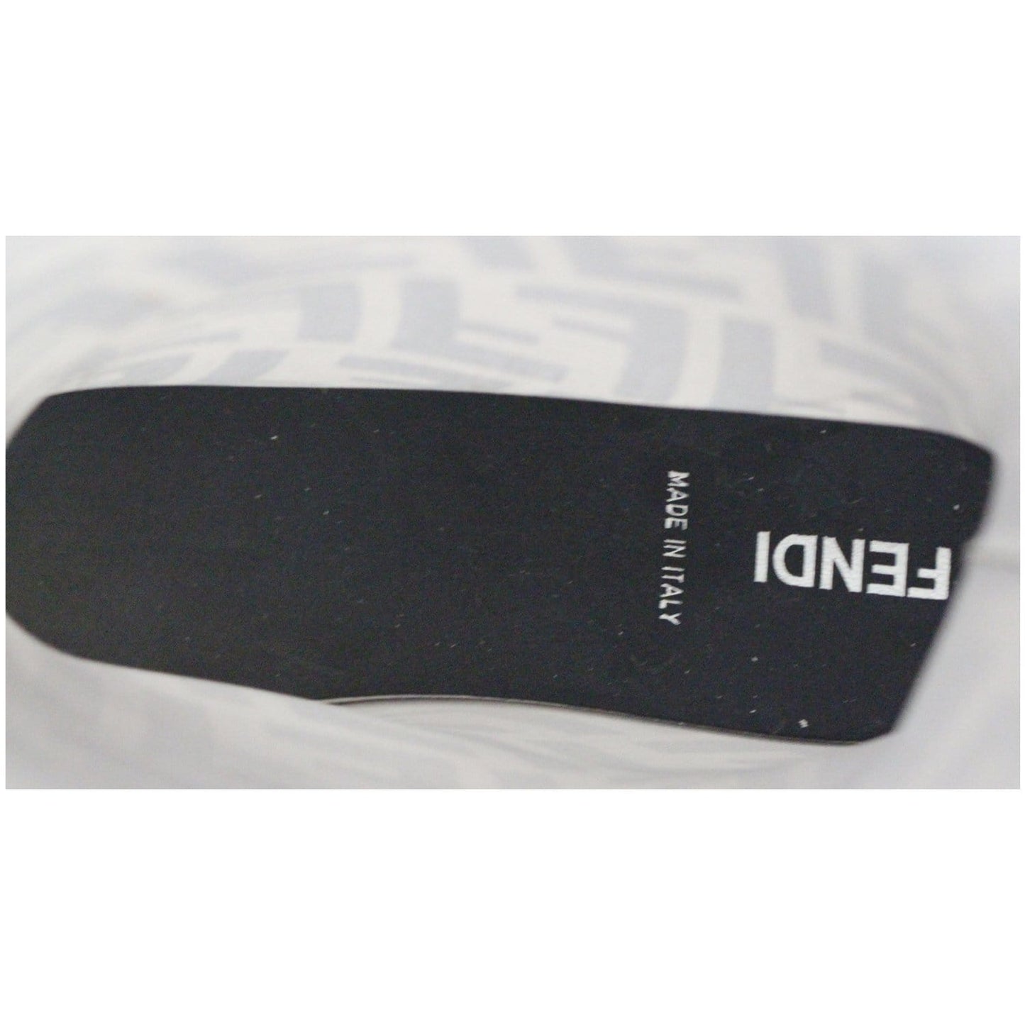 FENDI Tobacco Zucca Rubber Wedge Rain Boots Brown US 8