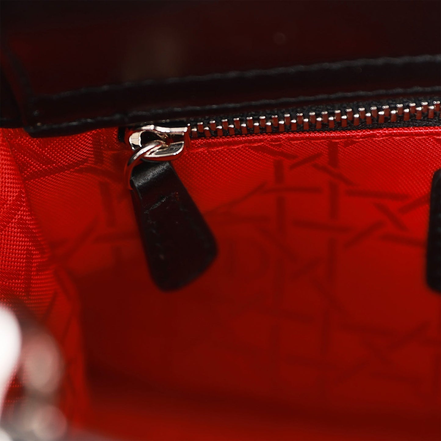 Christian Dior Small ABCDior Lady Dior Tote Black Lambskin Silver Hardware