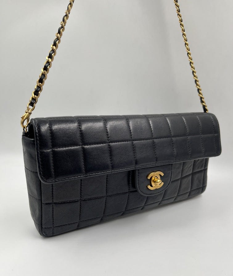 Chanel Flap Leather Black Shoulder Bag 5