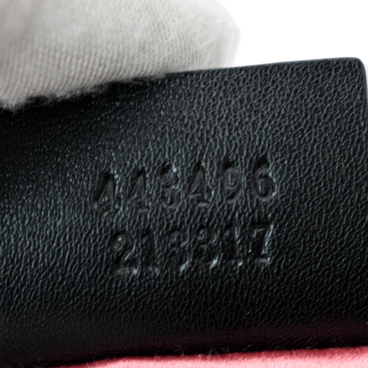 GUCCI Blind For Love Marmont Embroidered Velvet Shoulder Bag Black 443496