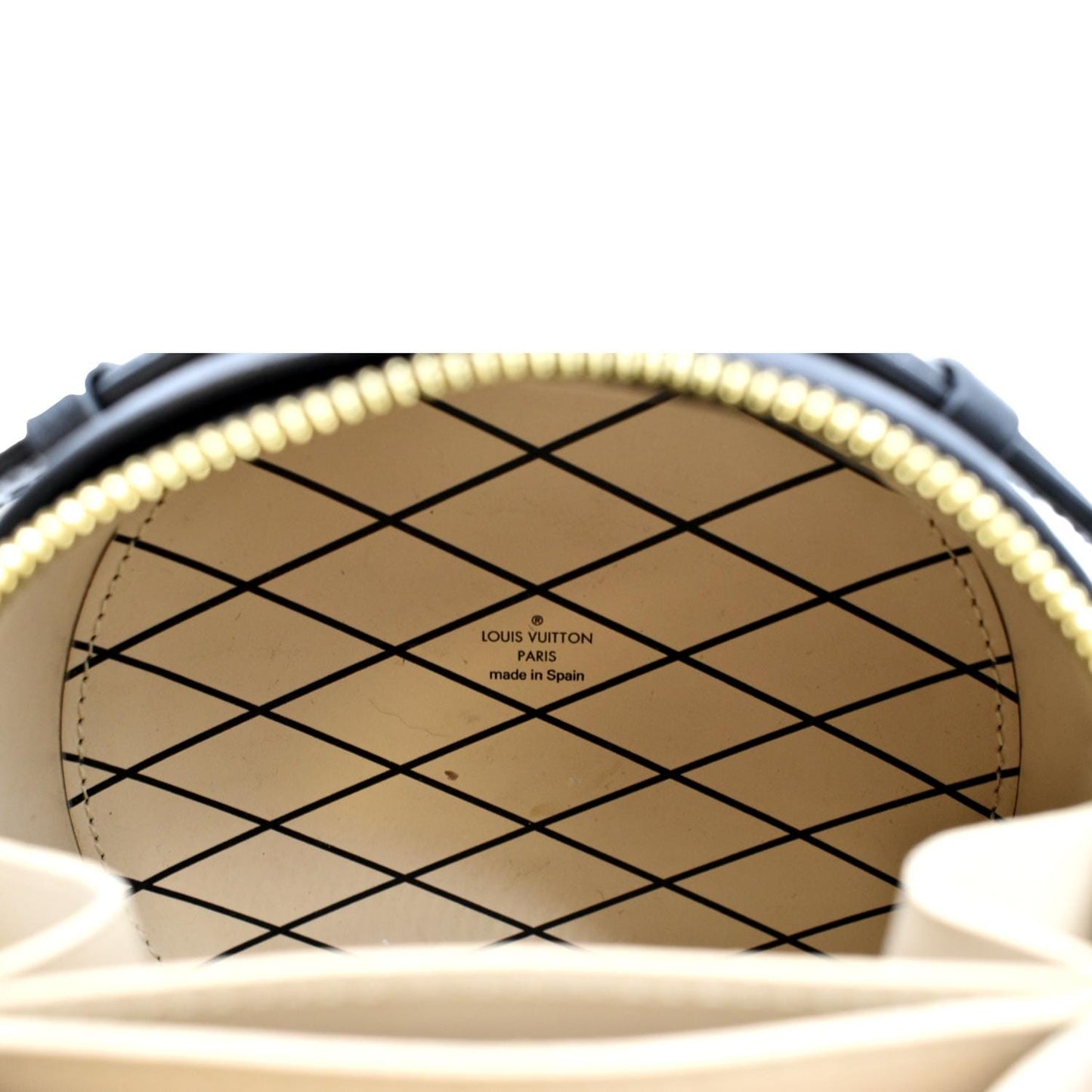 LOUIS VUITTON Boite Chapeau Mini Reverse Monogram Canvas Shoulder Bag Brown