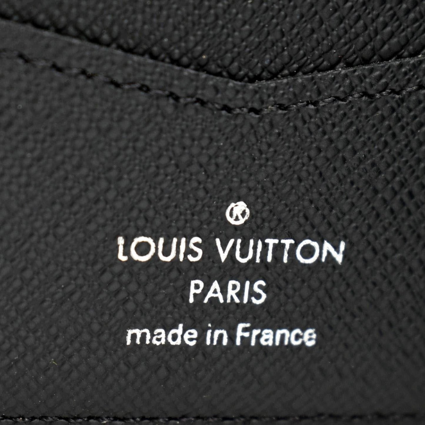 LOUIS VUITTON Damier Graphite Canvas Multiple Wallet Black