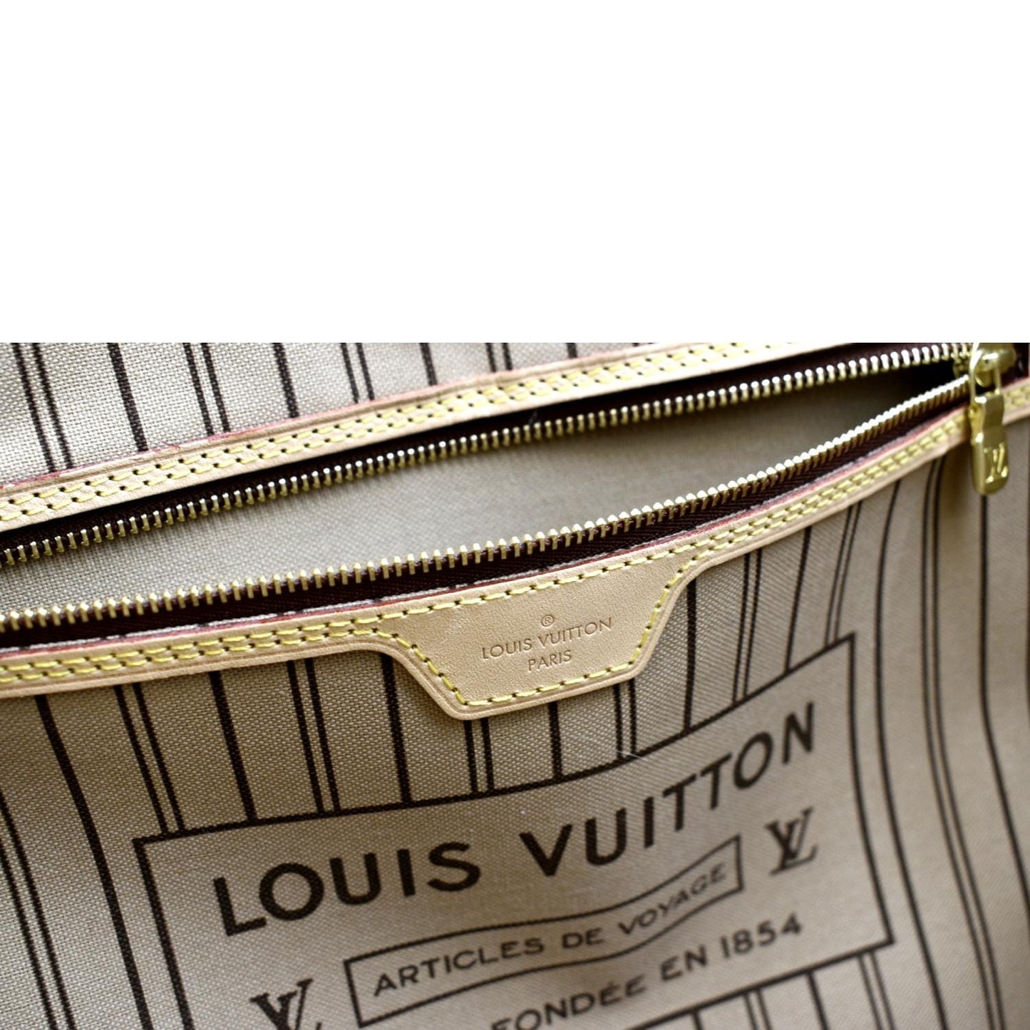 LOUIS VUITTON Neverfull GM Monogram Canvas Tote Bag Brown