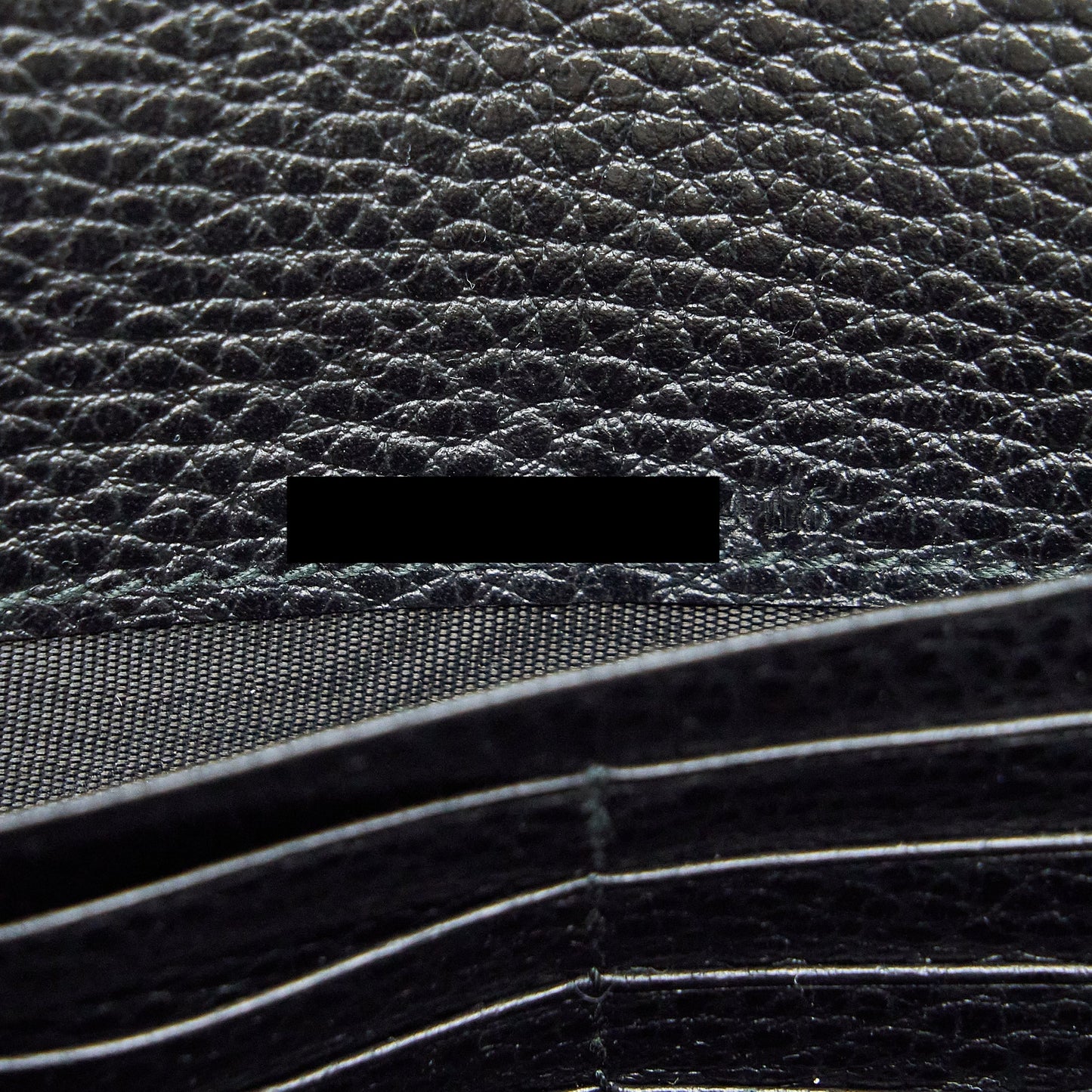 Gucci Mini Dionysus Wallet On Chain Grained Calfskin Black SHW