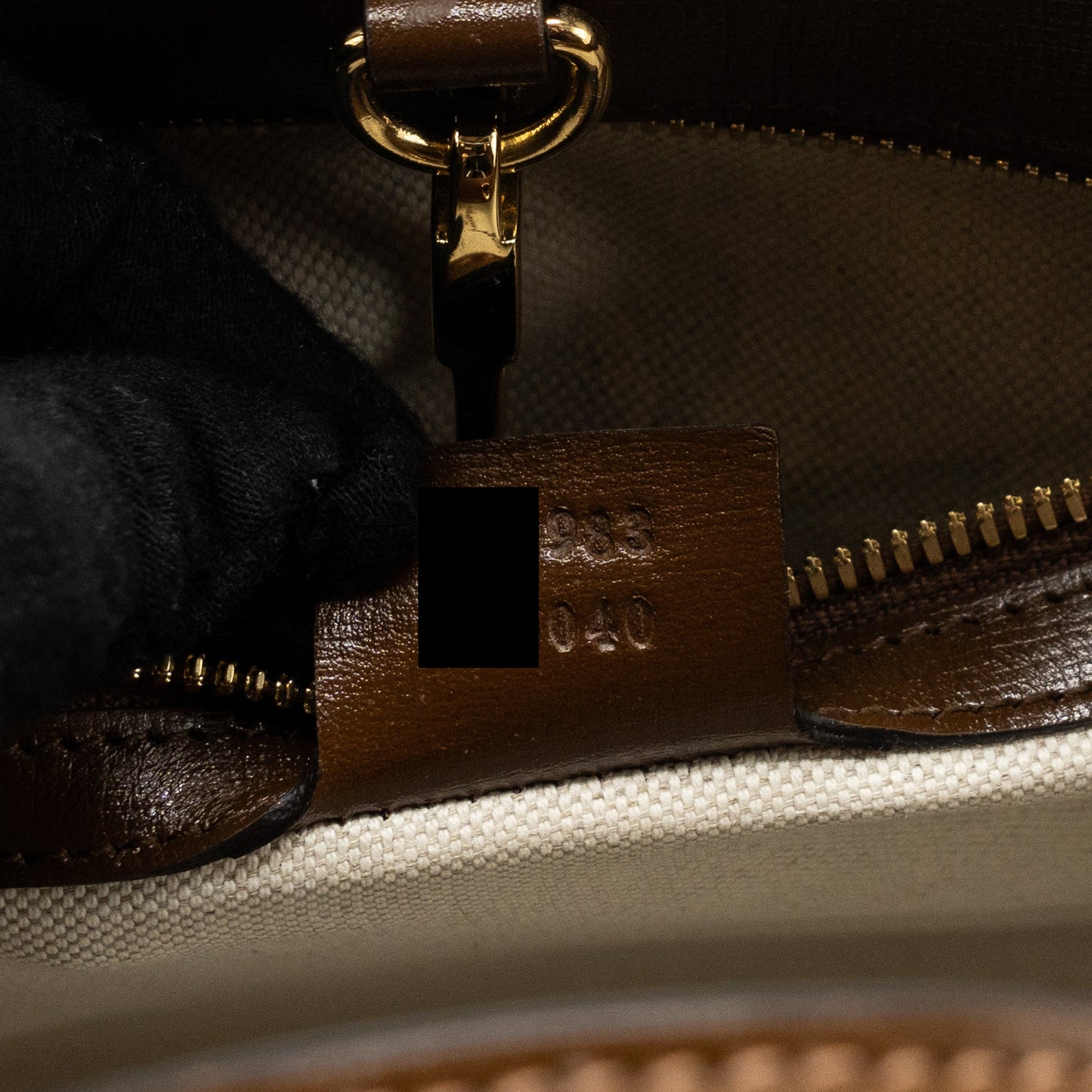Gucci GG small tote bag GG supreme canvas / brown