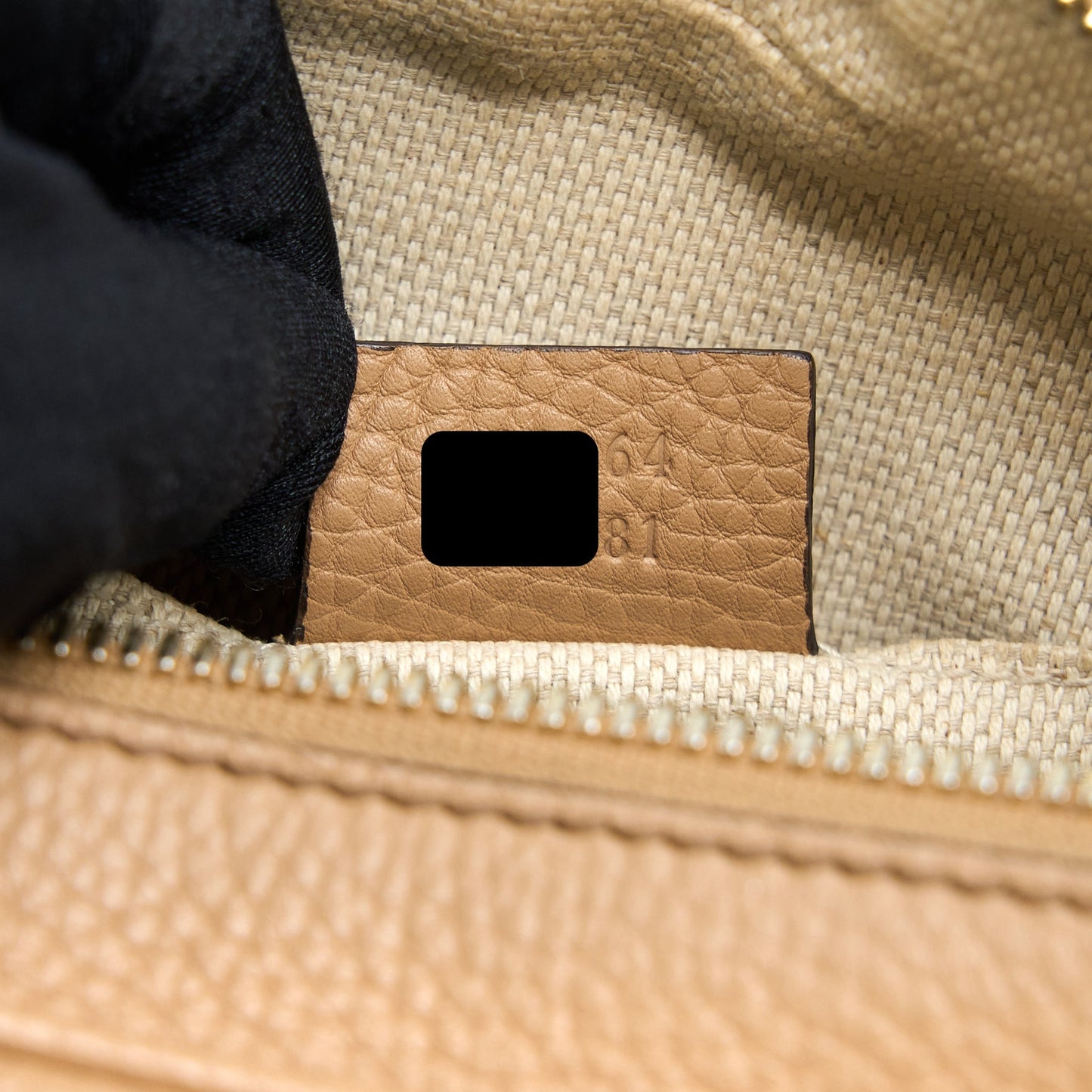 Gucci Soho Disco Bag Calfksin Dark Beige