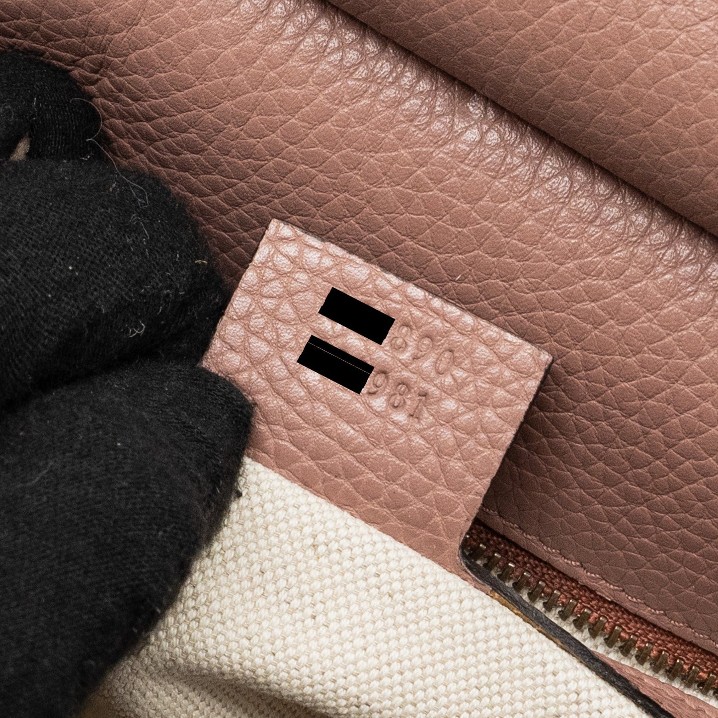 Gucci Top Handle Flap Bag Calfskin Dark Pink