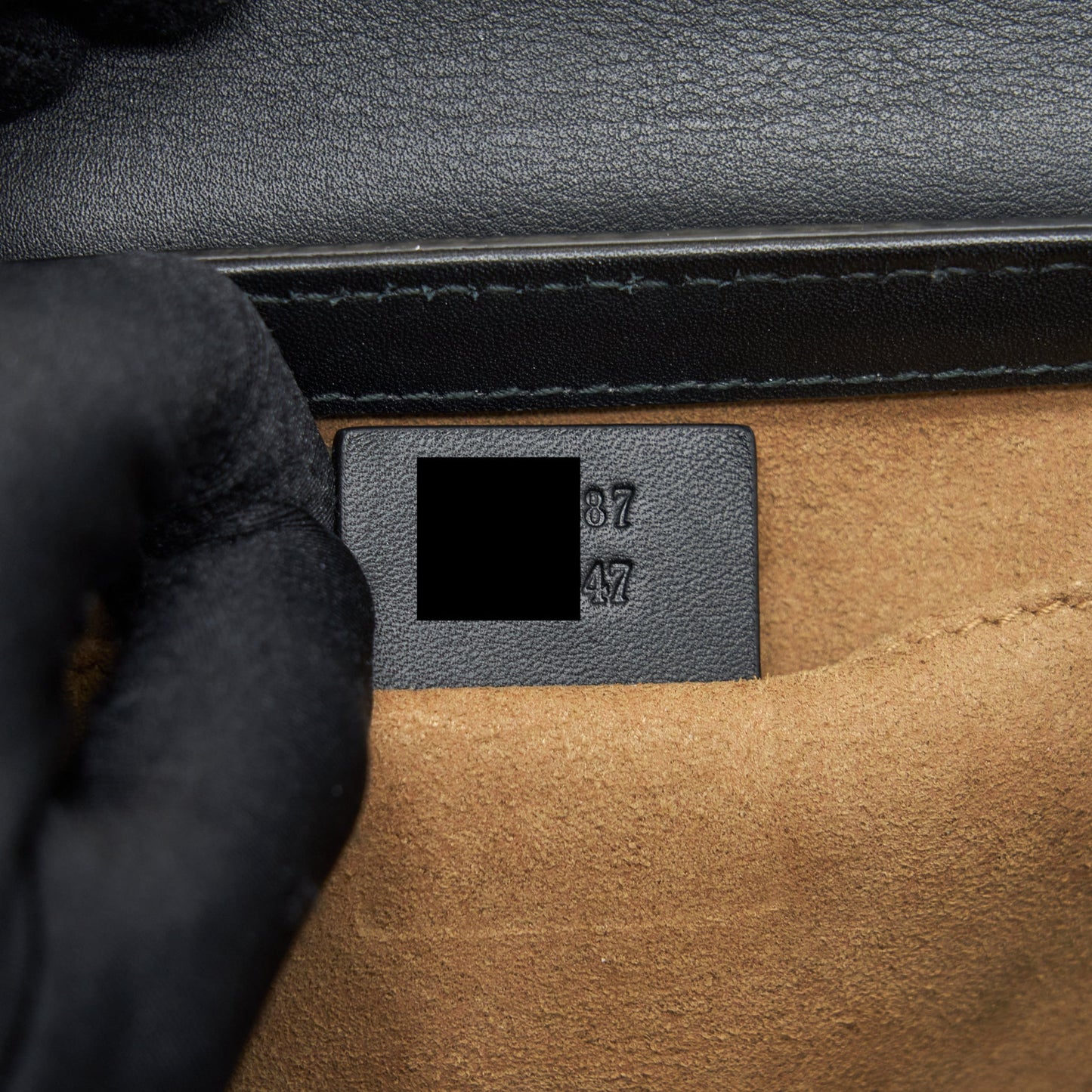Gucci Small Padlock Shoulder Bag GG Supreme Canvas / Black
