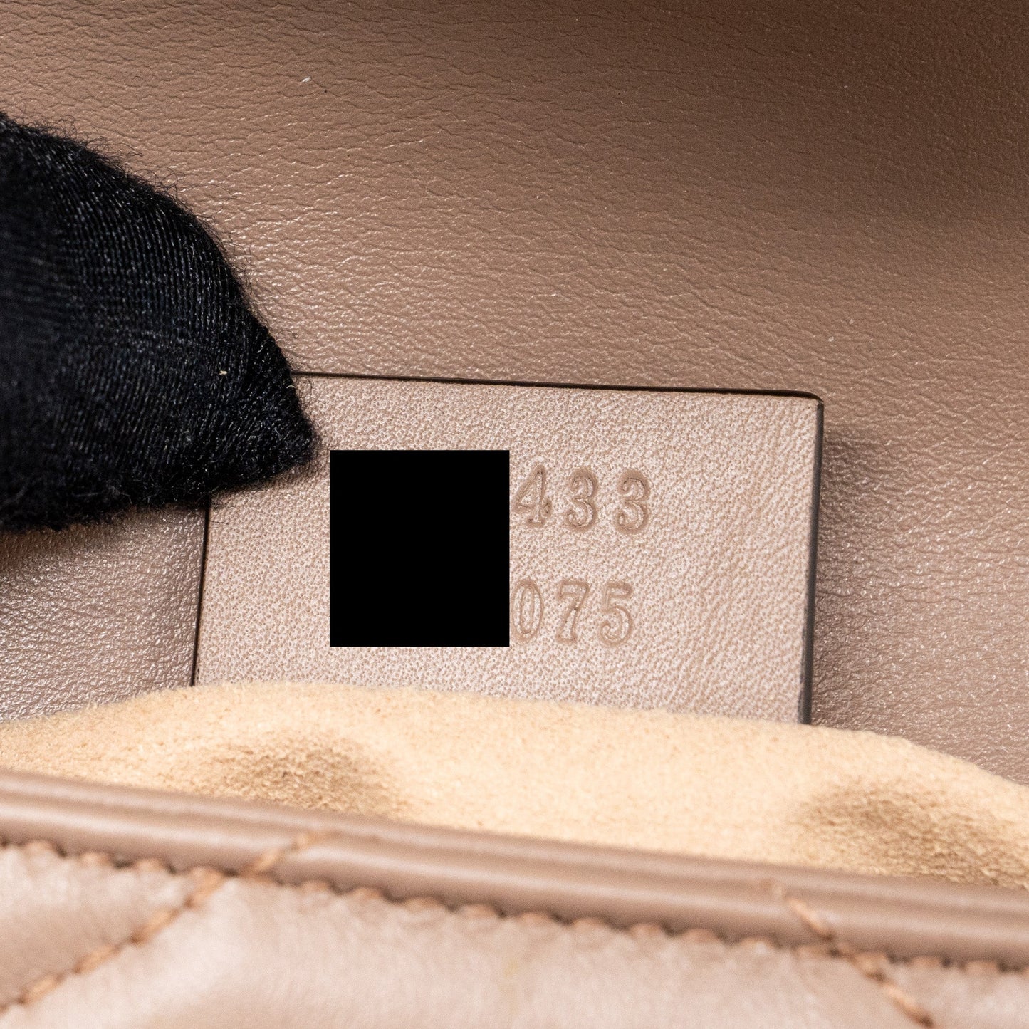 Gucci Super Mini GG Marmont Bag Calfskin Beige
