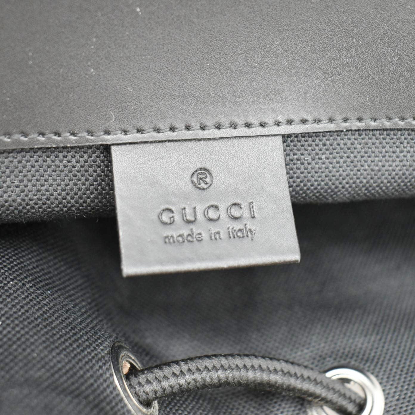 GUCCI GG Supreme Canvas Backpack Black
