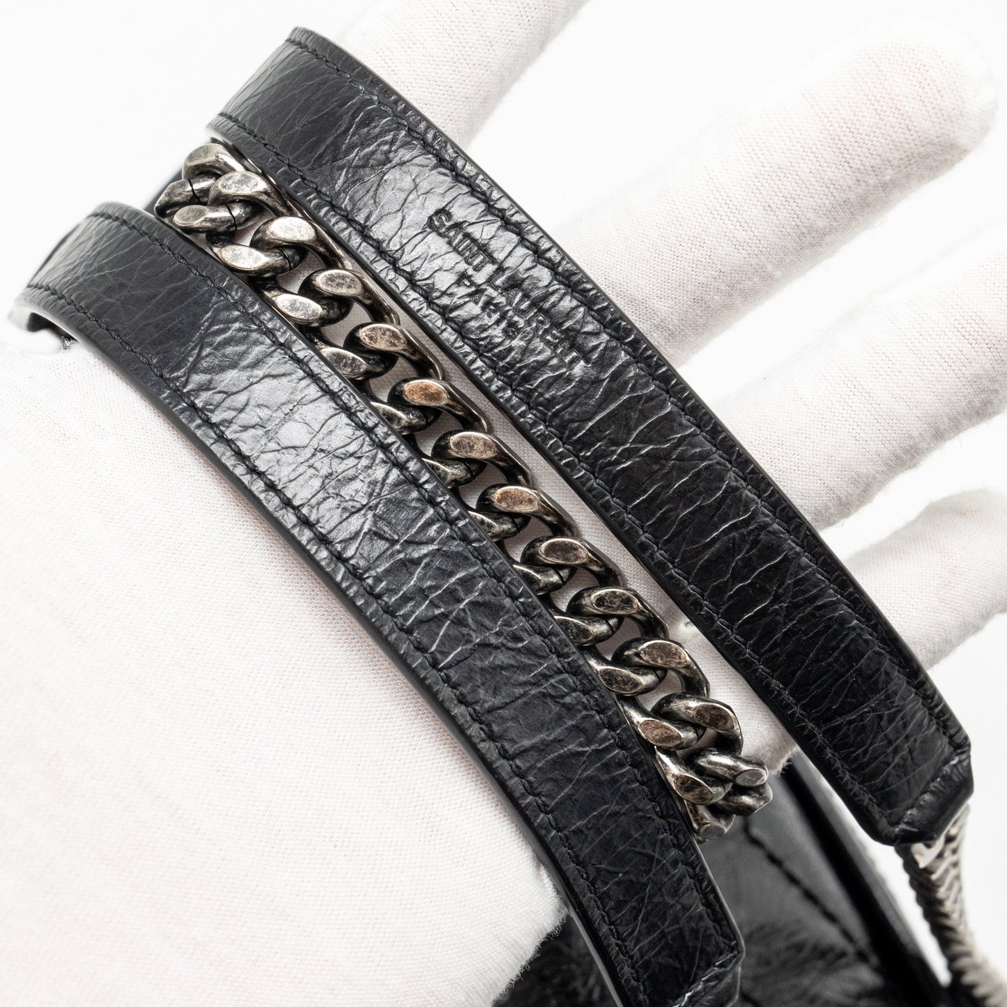 Saint Laurent Medium Niki Calfskin Black SHW