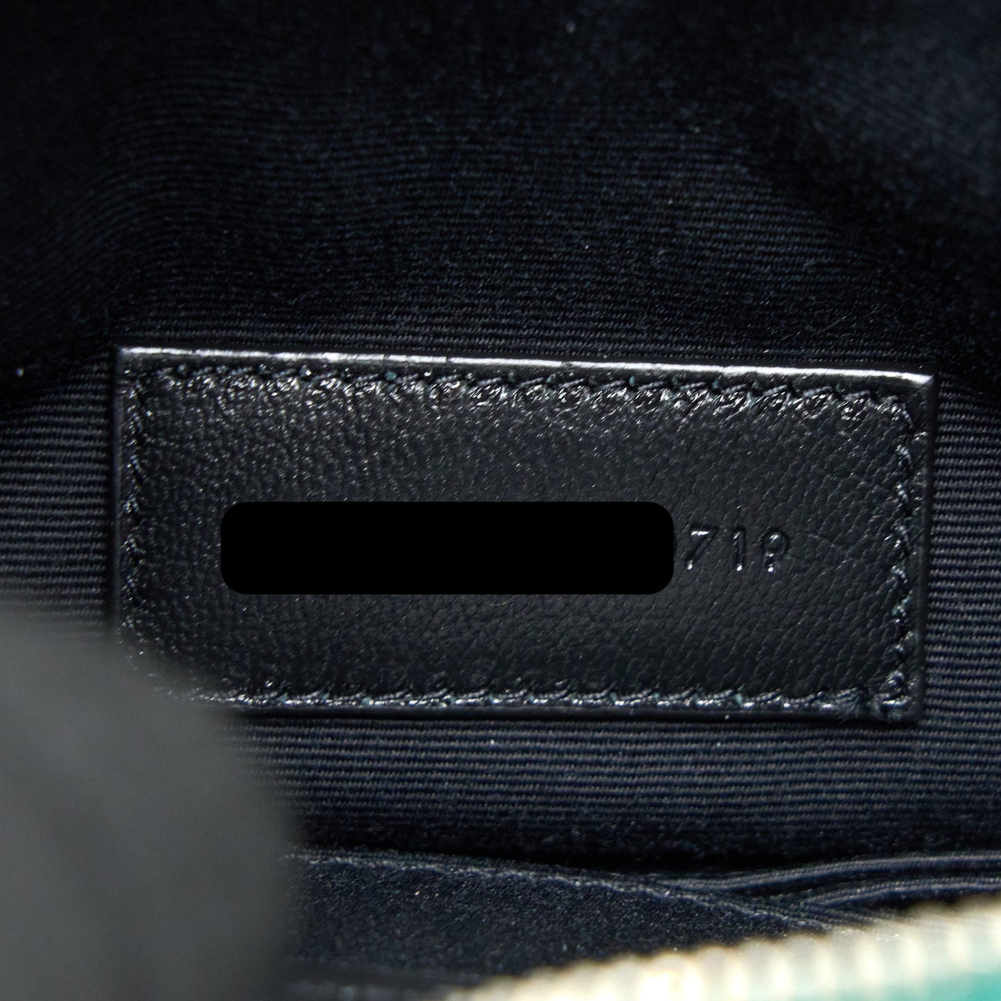 Saint Laurent Cassandra Matelasse Zipped Pouch Grained Calfskin Green SHW