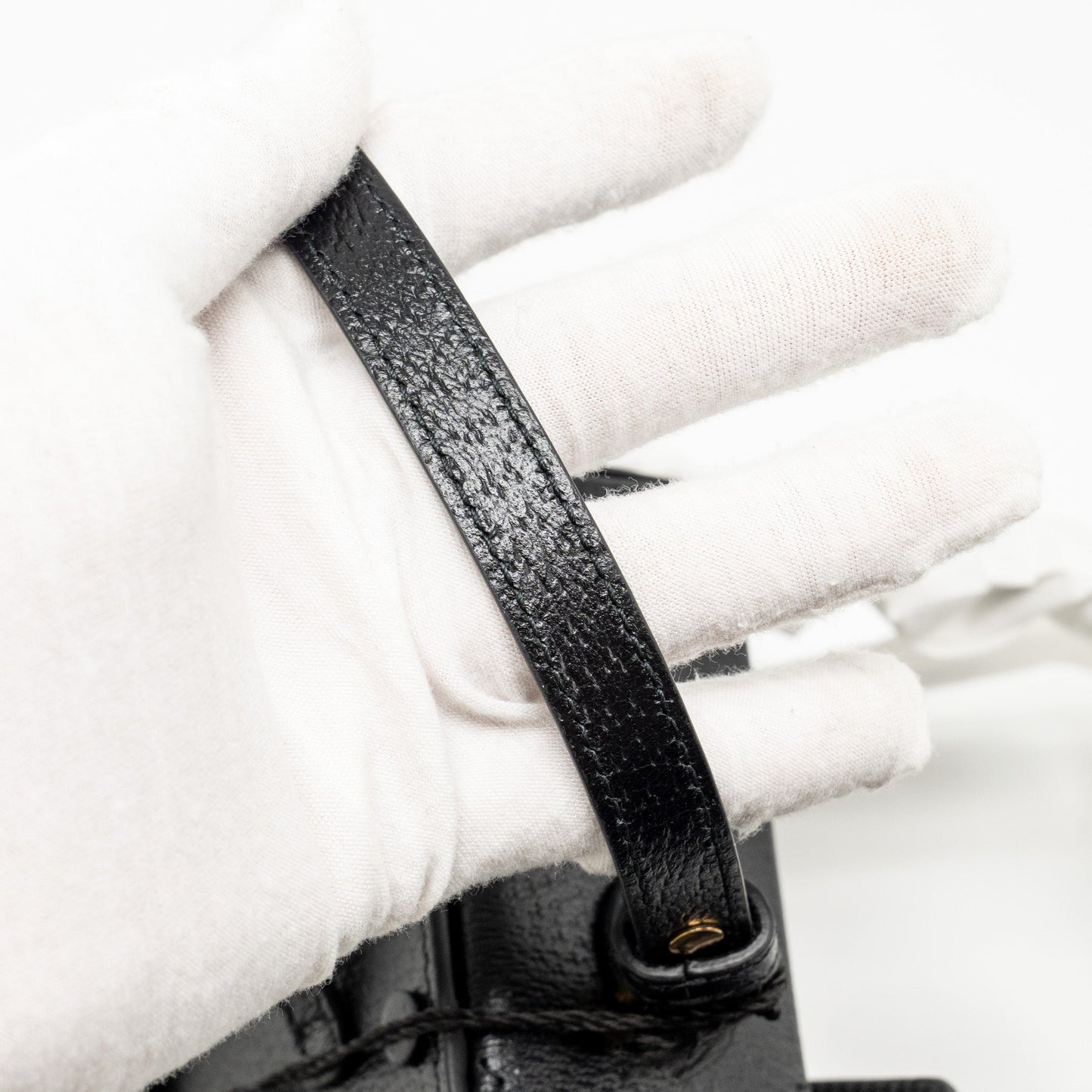 Gucci 1955 Horsebit Crossbody Bag Calfskin Black