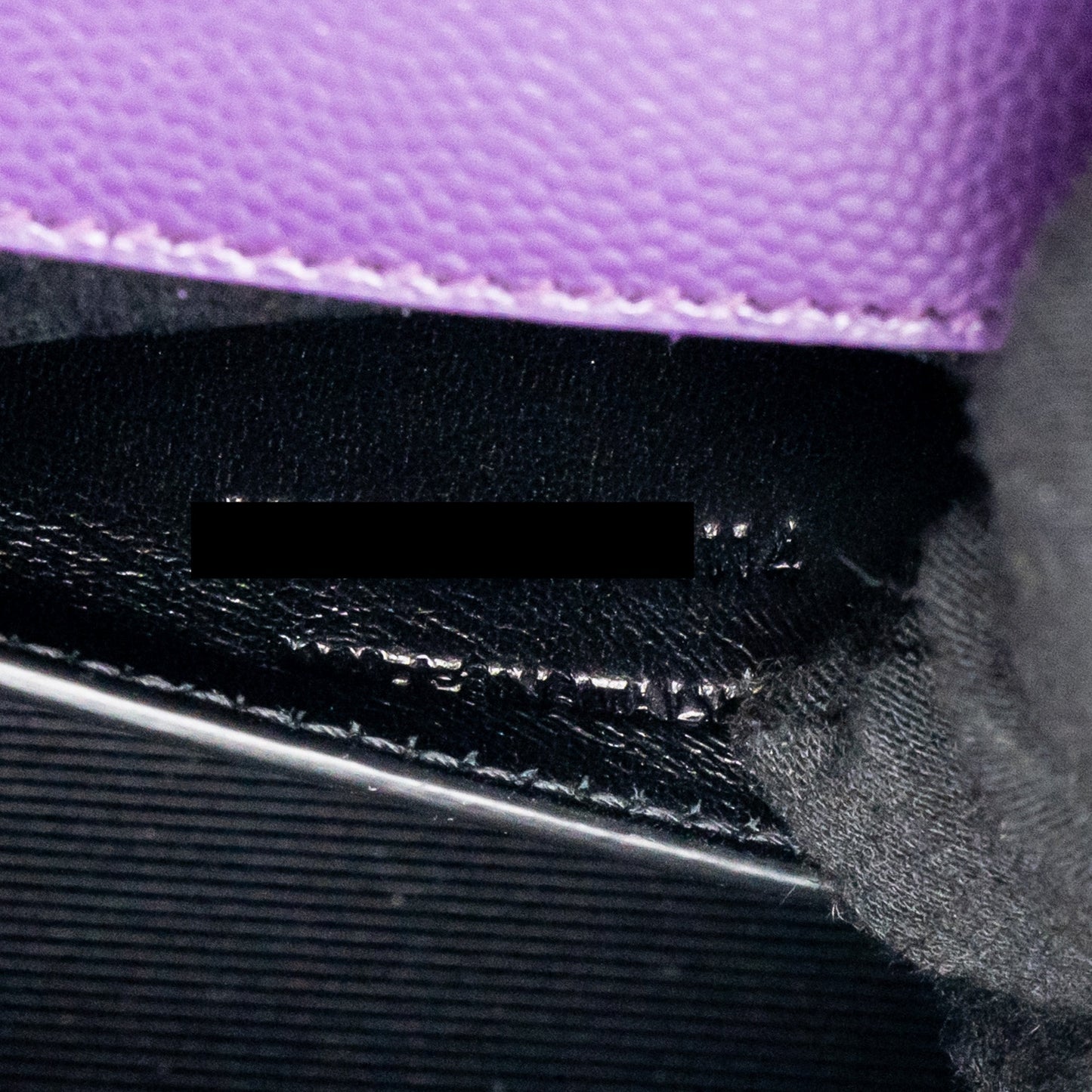 Saint Laurent Kate clutch calfskin purple GHW