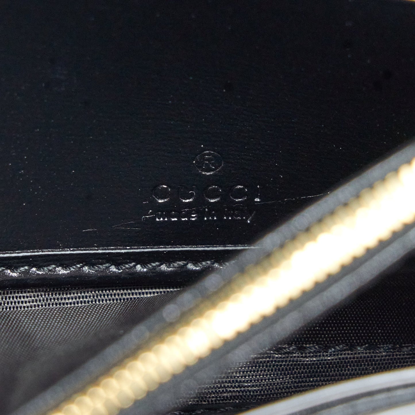 Gucci Jackie 1961 Chain Wallet Black