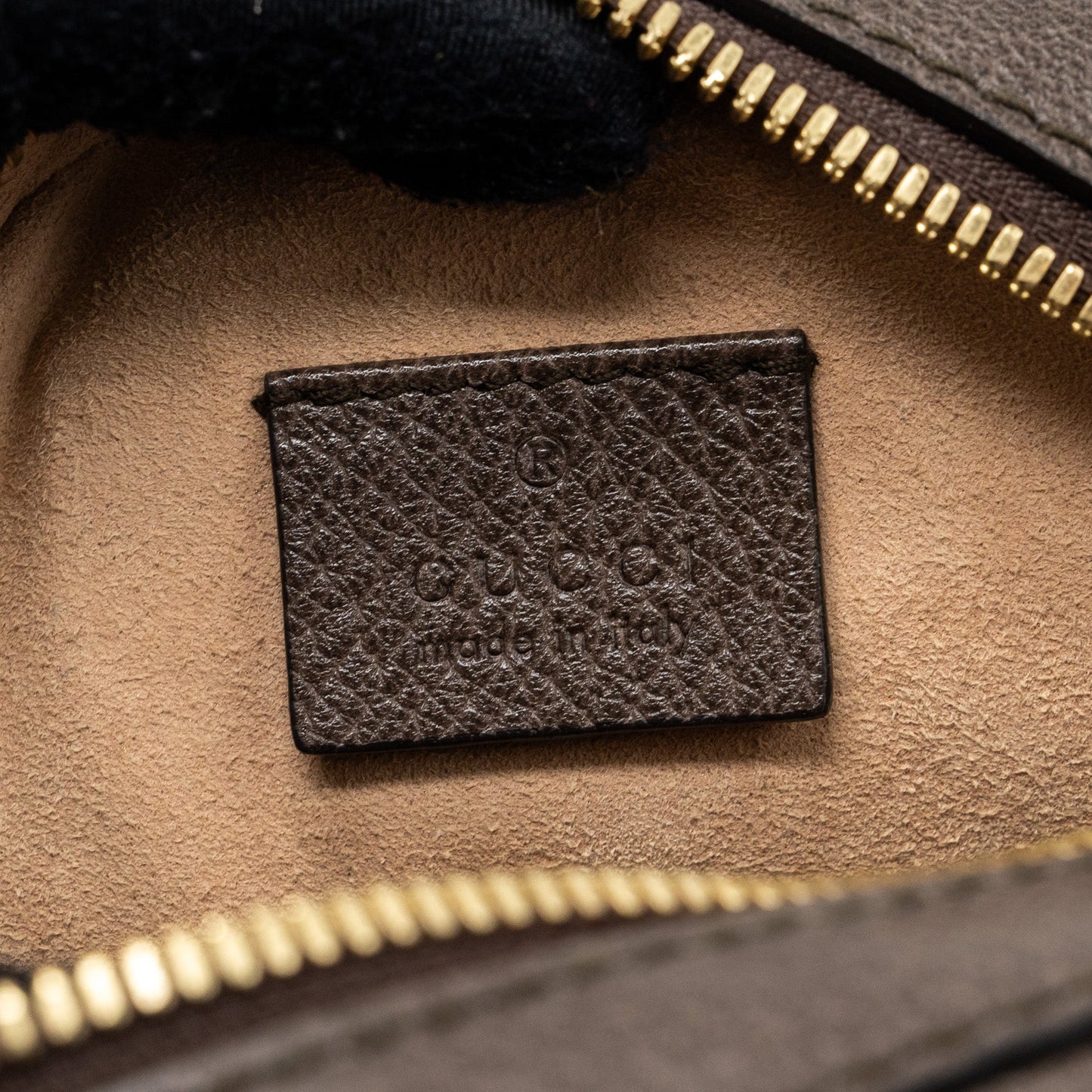 Gucci Mini Ophidia GG Round Shoulder Bag GG Supreme Canvas