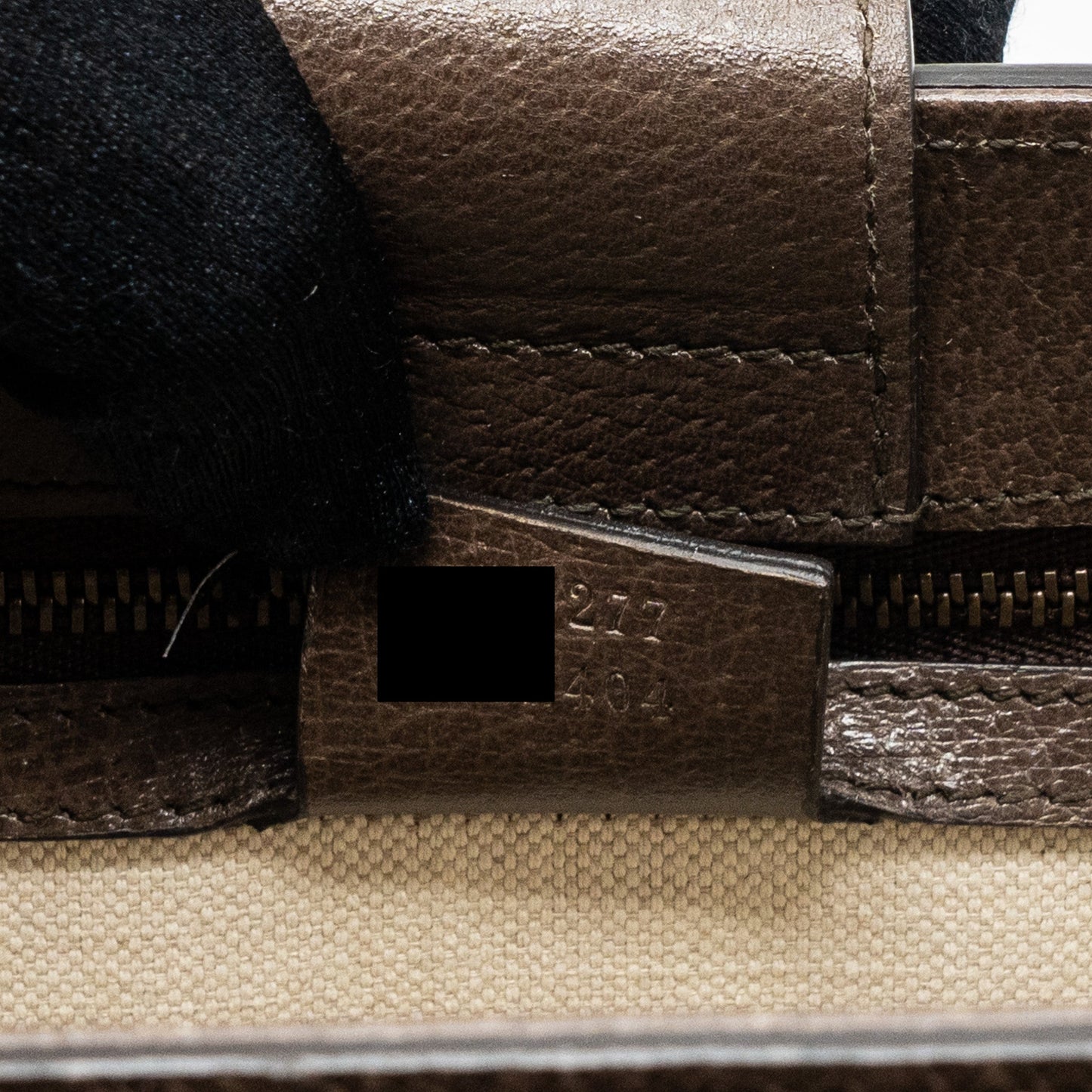 Gucci top handle tote bag calfskin dark brown