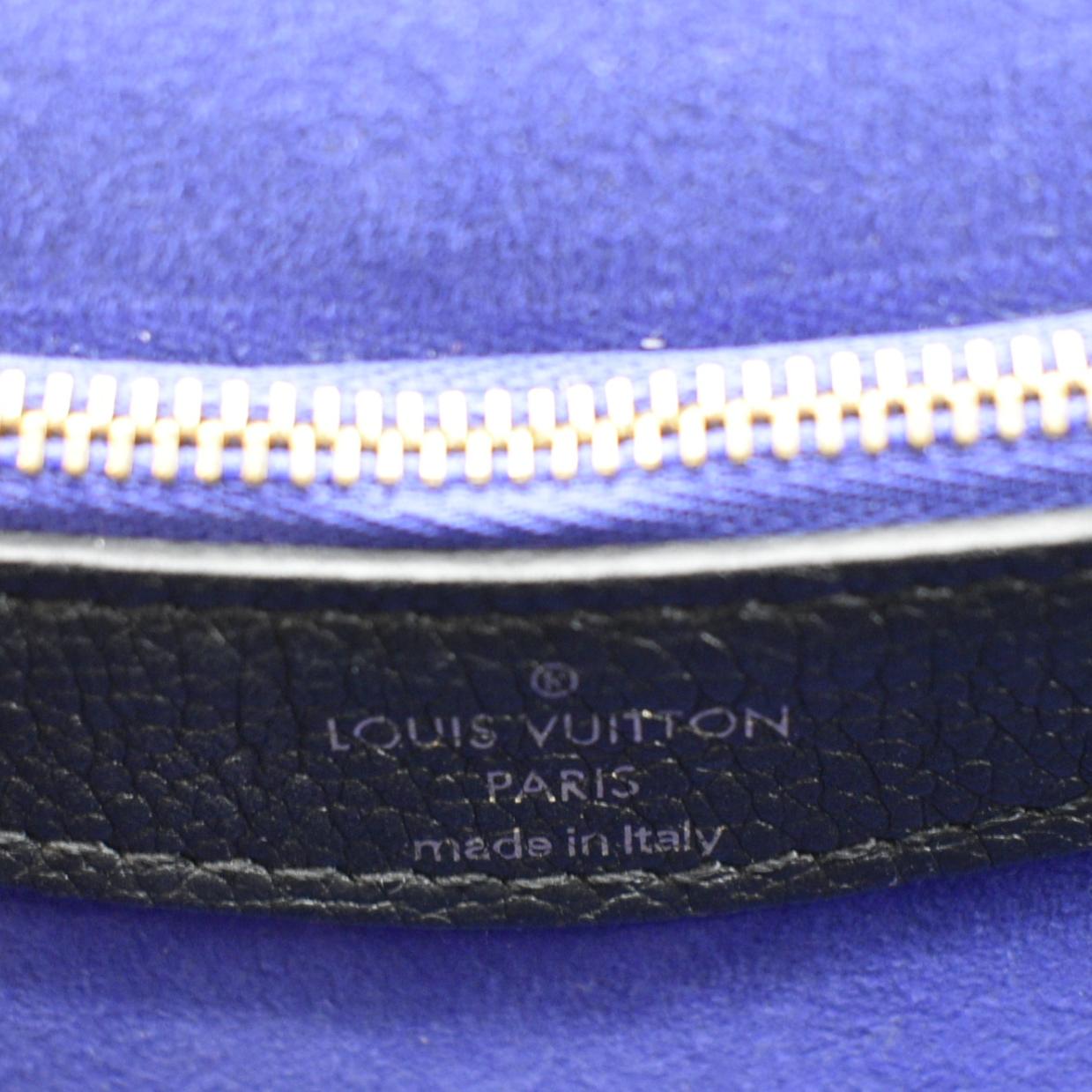 LOUIS VUITTON Diane Empreinte Leather Crossbody Bag Black