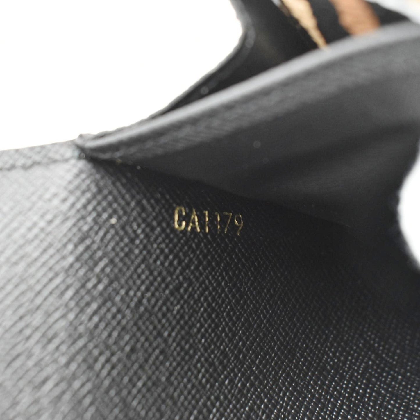 LOUIS VUITTON Giant Jungle Sarah Leather Wallet Black