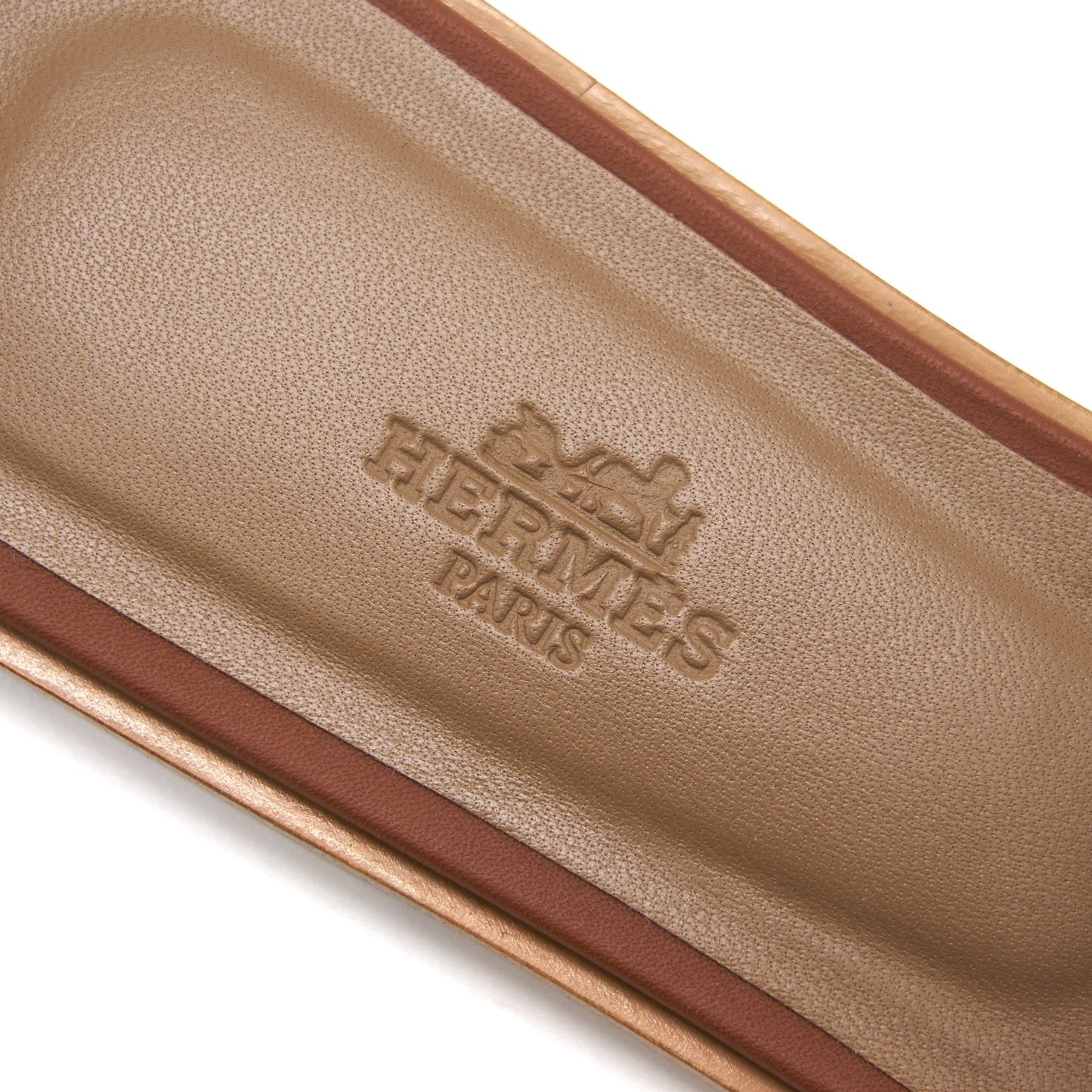 Hermes Oran Sandal Gold Size 38