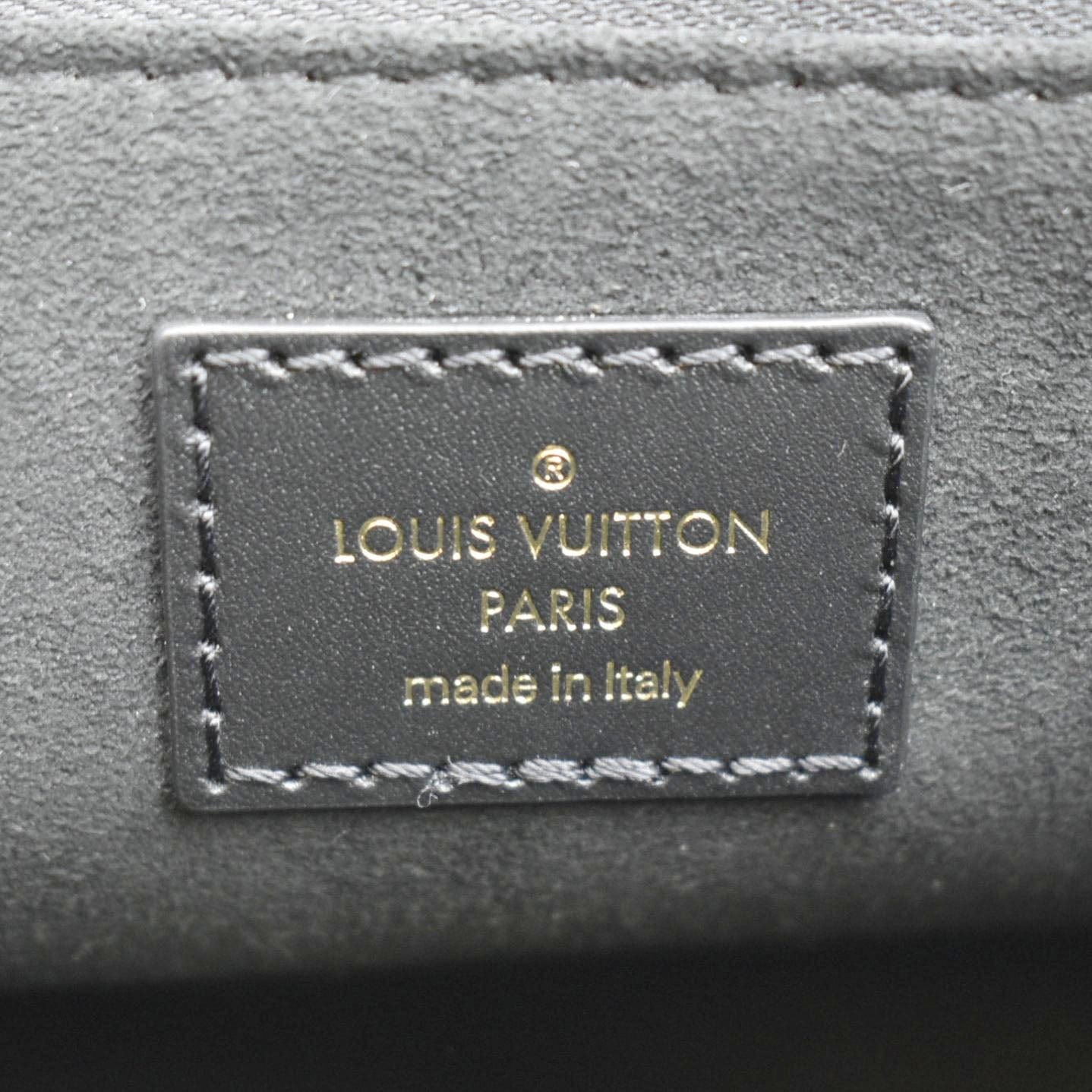 LOUIS VUITTON Vavin PM Damier Ebene Crossbody Bag Black