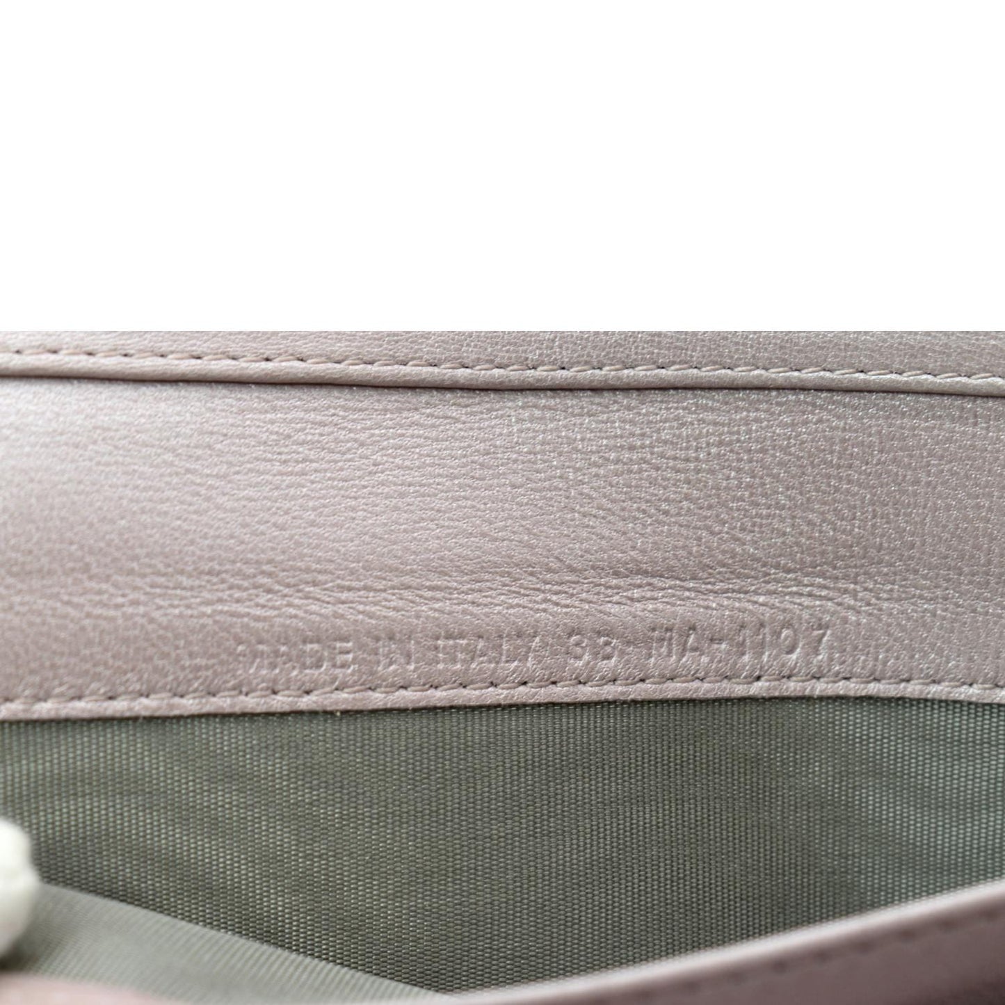 CHRISTIAN DIOR Leather Wallet on Chain Crossbody Bag Light Pink