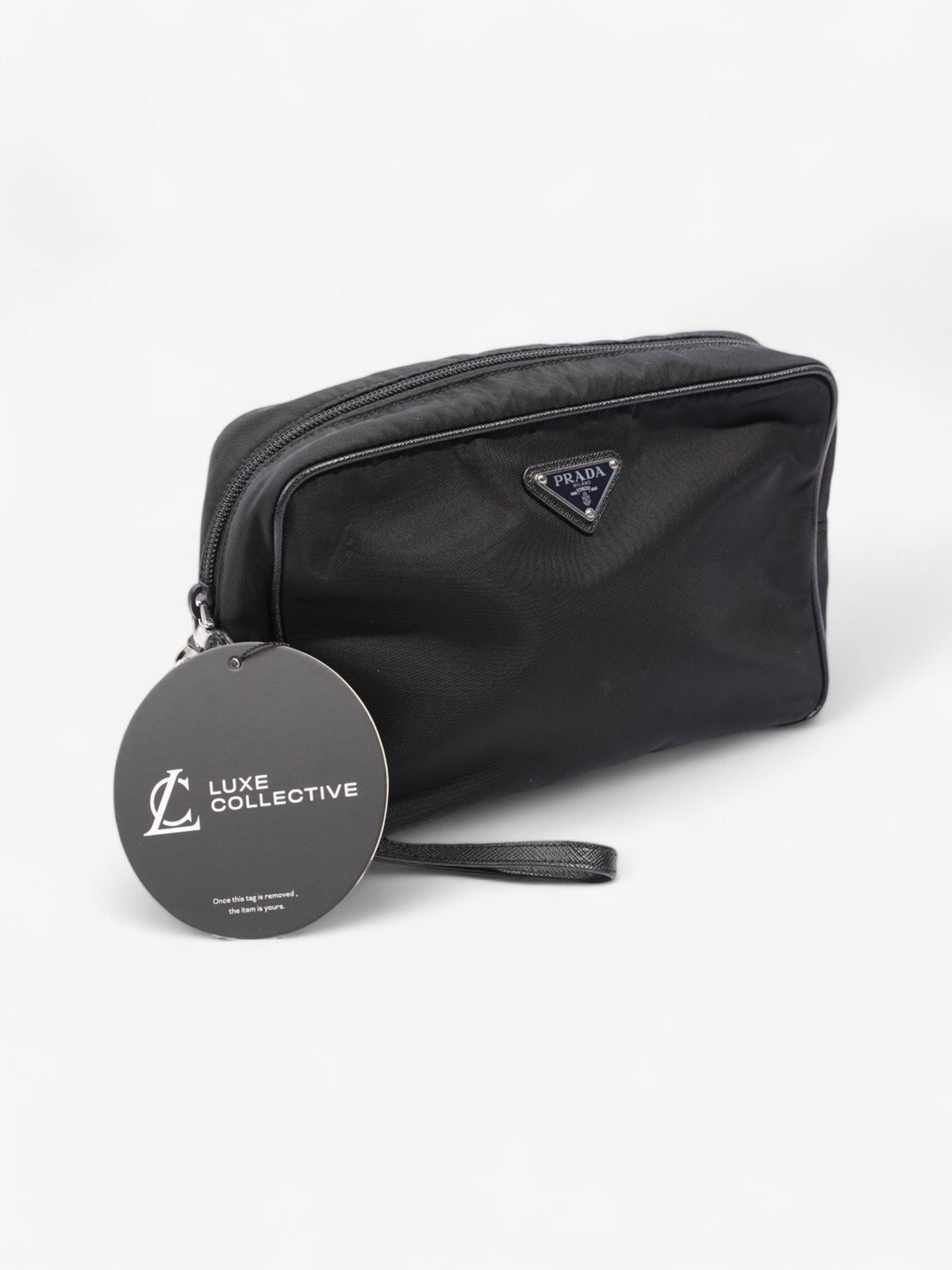 Prada Pouch Black Re Nylon