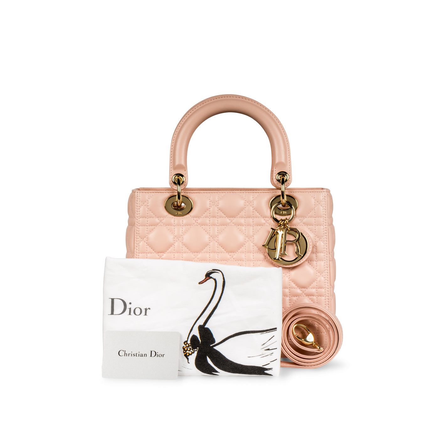 Lady Dior Medium - Blush PInk