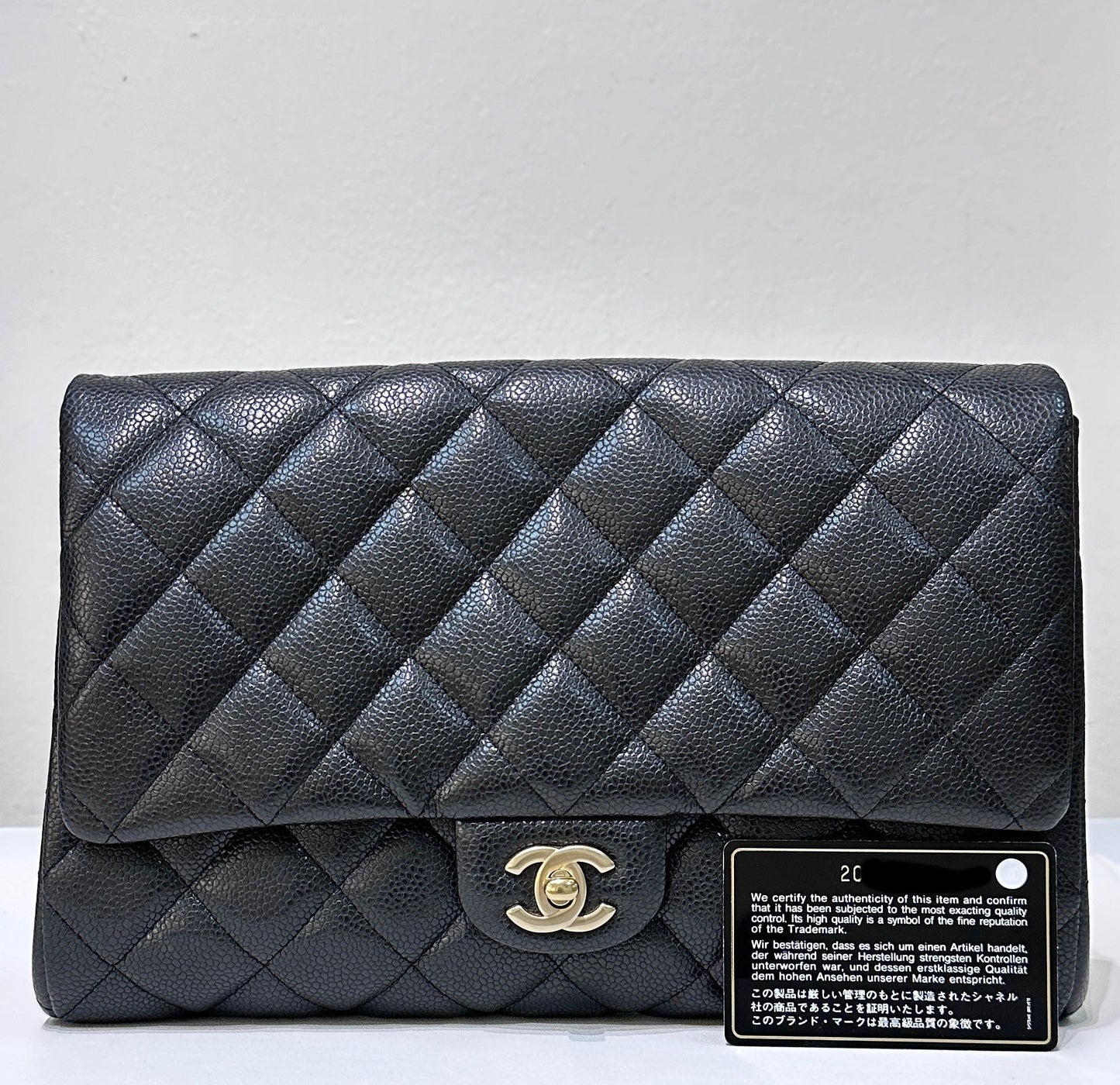 Chanel Flap Quilted Black Shoulder Bag 3