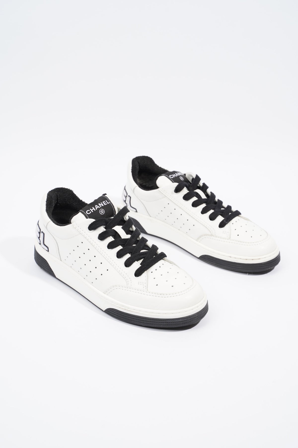 Chanel Chanel Logo White EU 39.5 UK 6.5