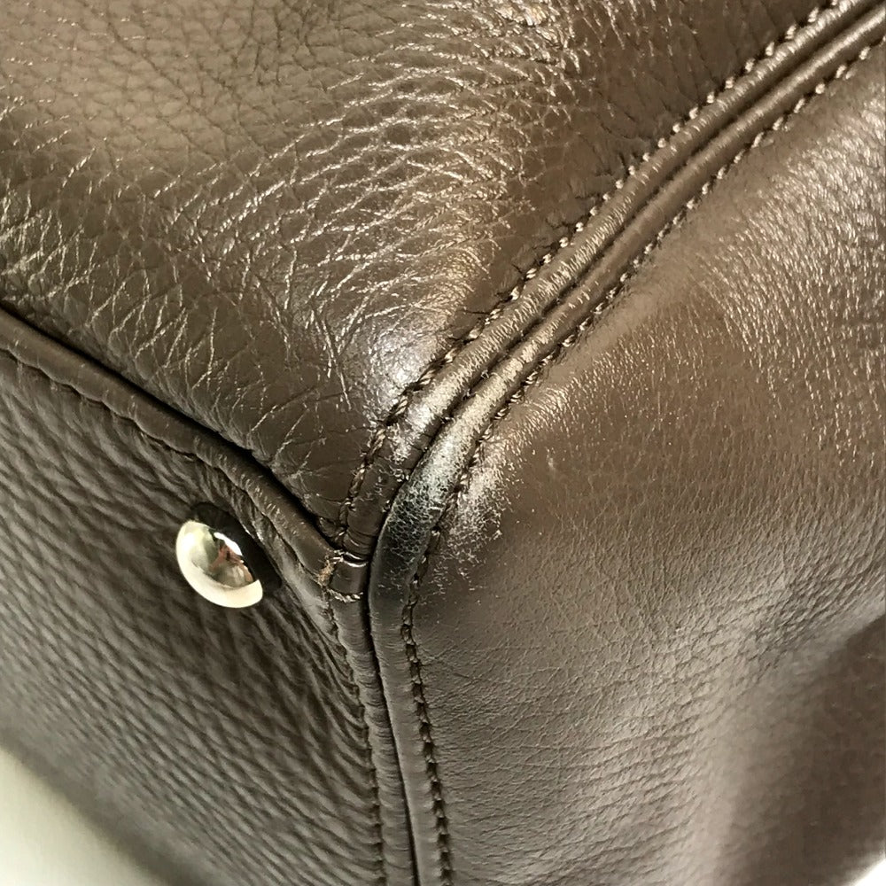 Chanel 30 Leather Brown Tote Bag 2