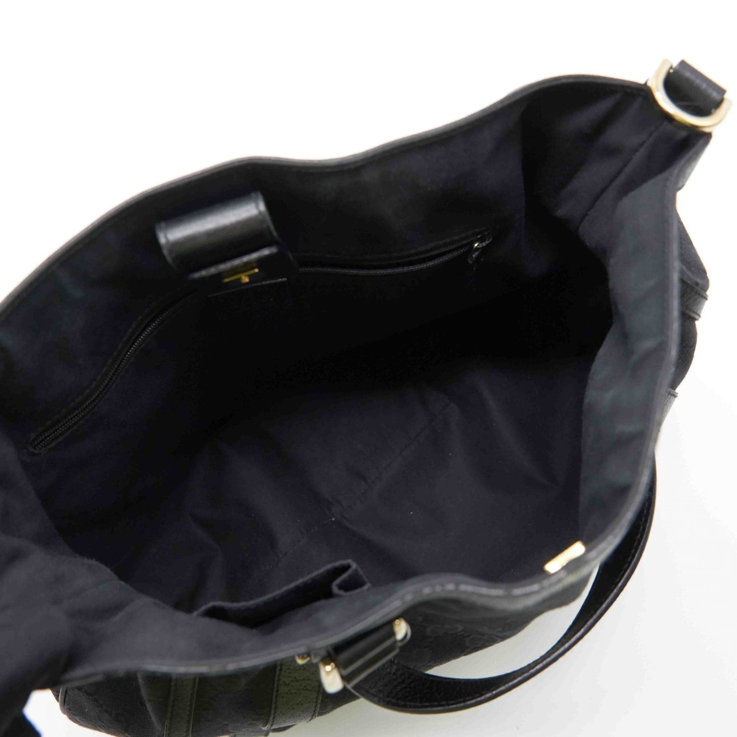 Gucci Black Monogram Canvas Tote