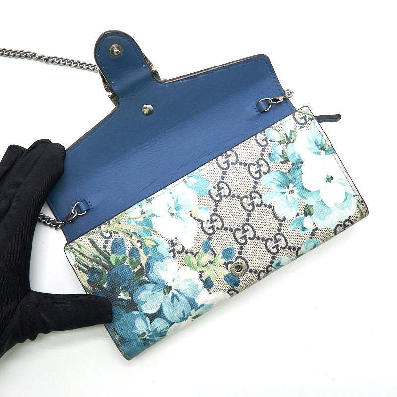 Gucci Dionysus GG Blooms Wallet with Chain