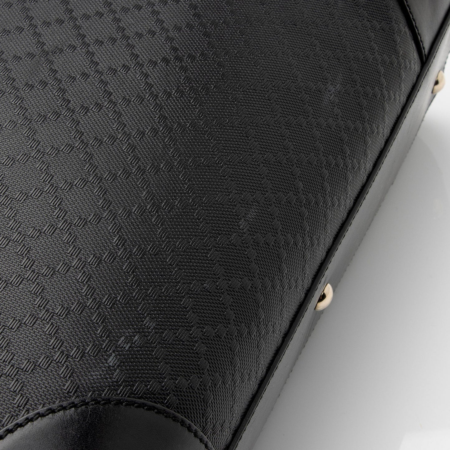 Gucci Diamante Leather Bright Medium Tote (SHF-wVVyJu)