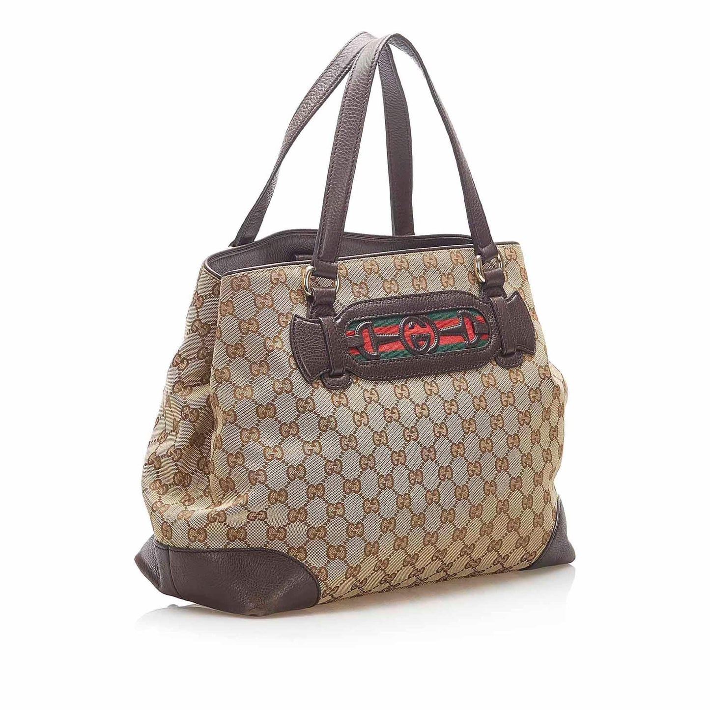 Gucci GG Canvas Dressage Tote (SHG-16474)
