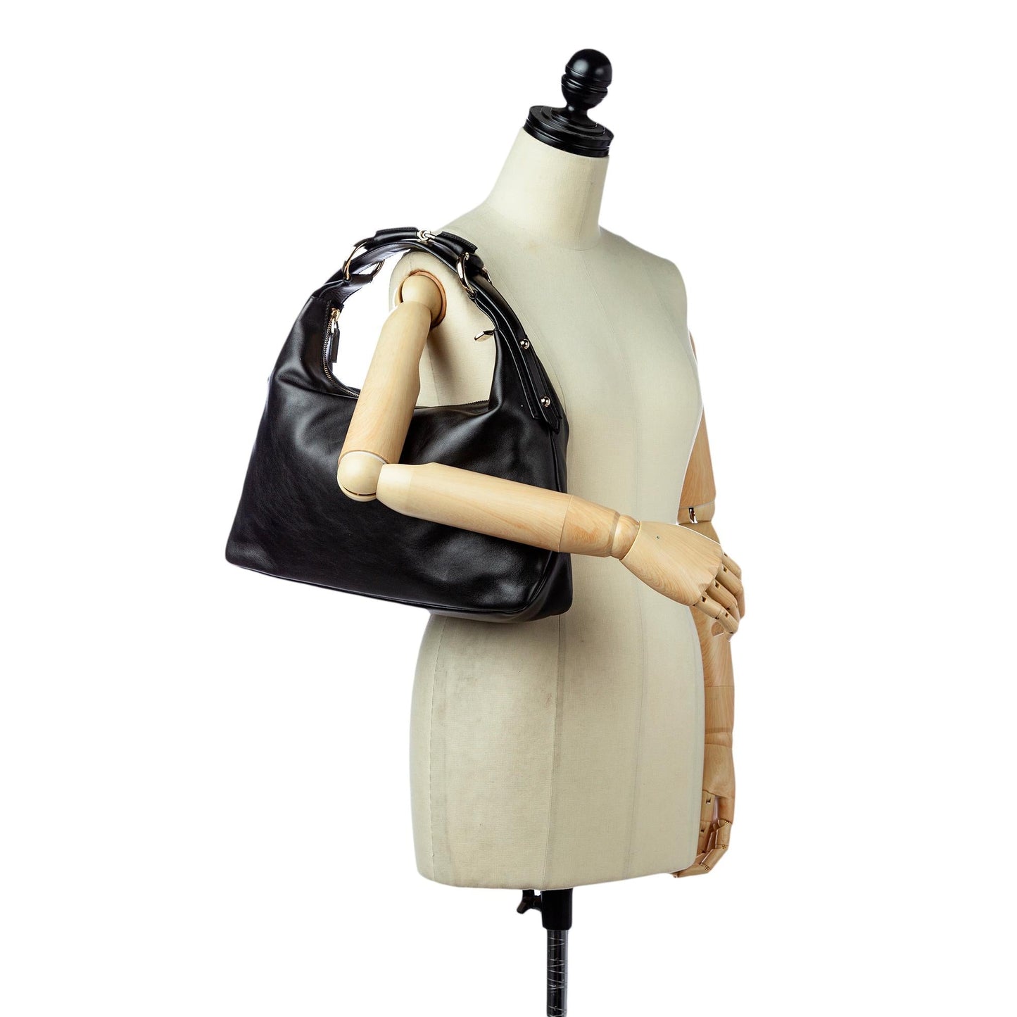 Gucci Horsebit Leather Shoulder Bag