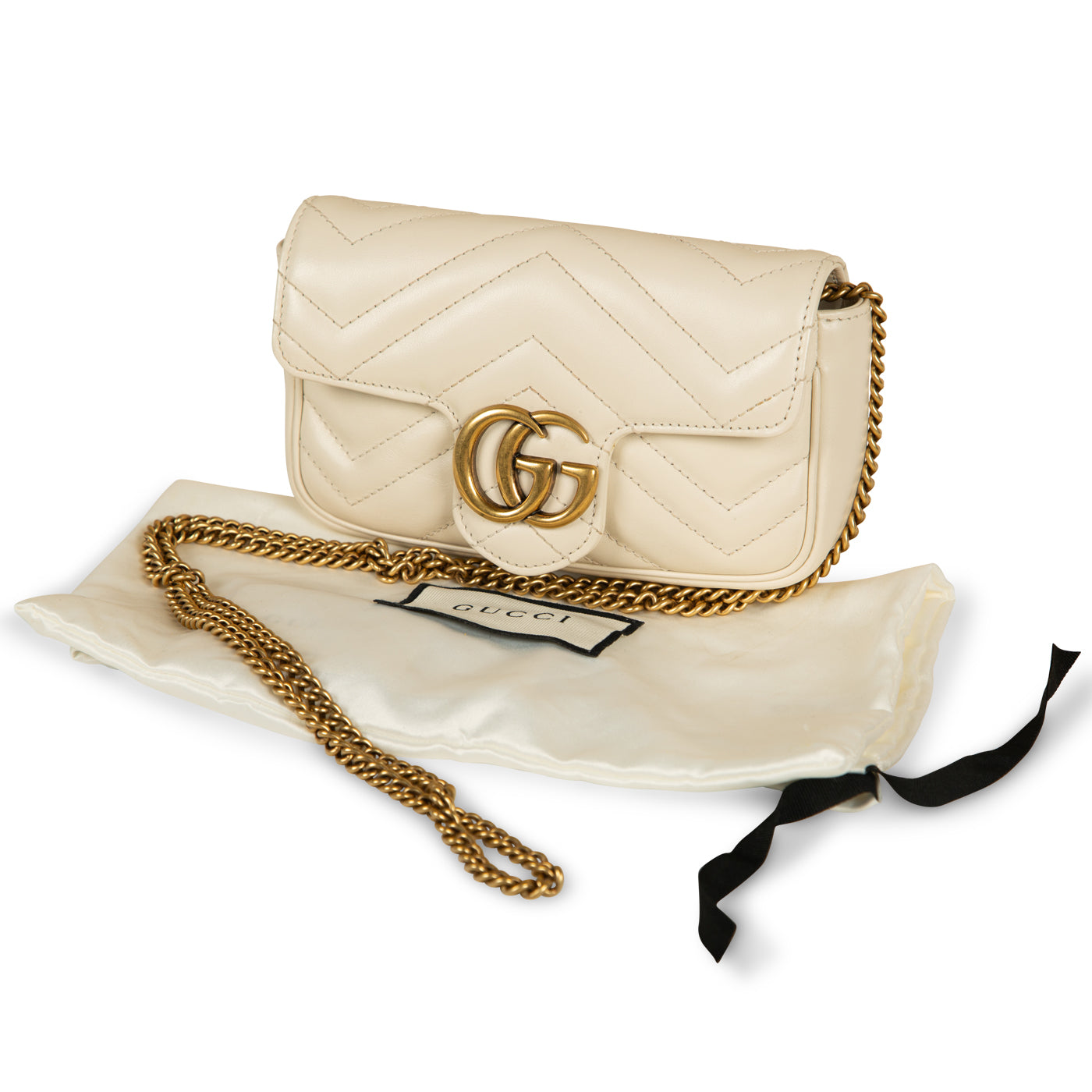 Gucci Super Mini Marmont - White