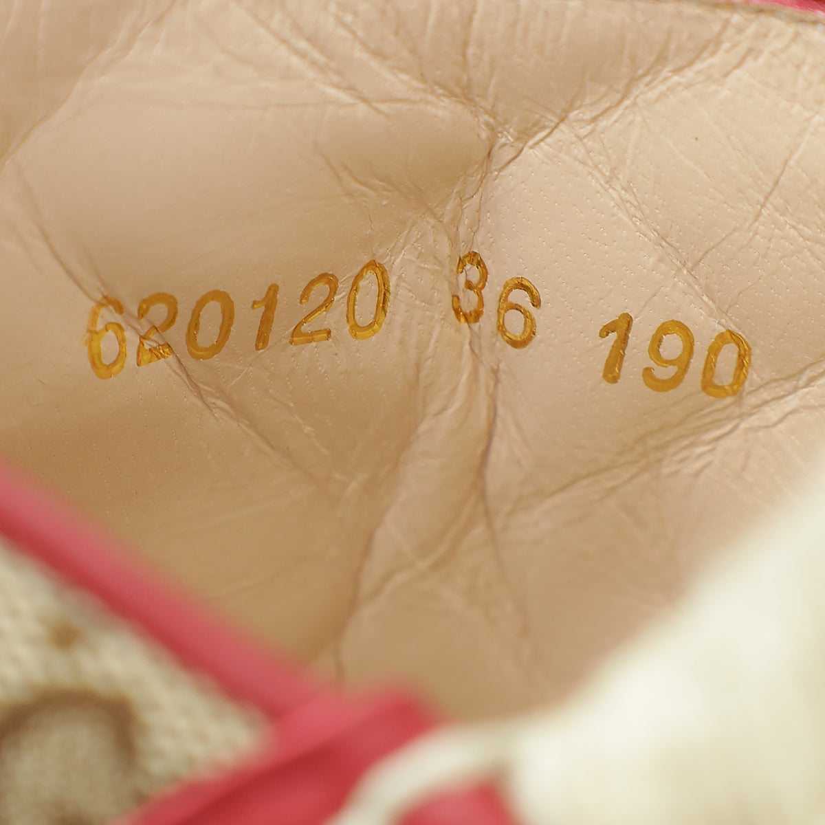 Gucci Bicolor GG Marmont Espadrille Sandal 36