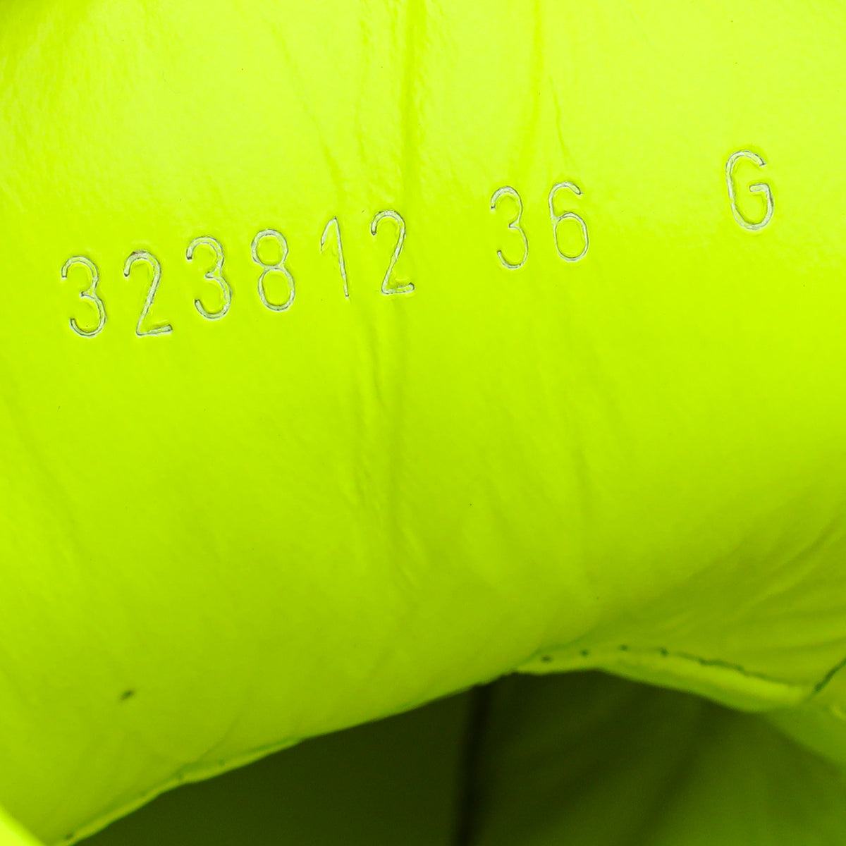 Gucci Neon Green Perforated High Top Sneaker 36