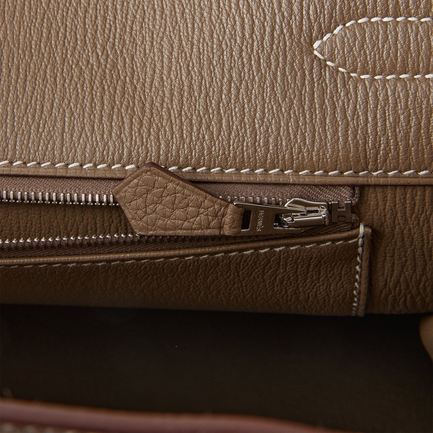 Hermes Birkin 35 Etoupe Togo Palladium Hardware